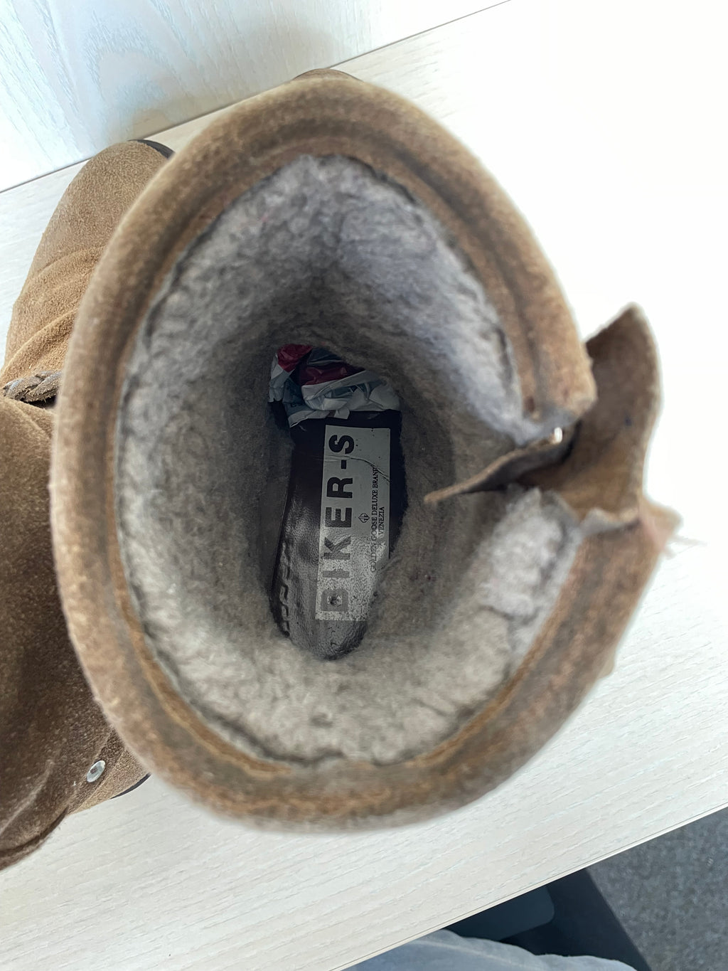 Golden Goose Biker-S Boots | EU 38 | Braun Wildleder | Exzellent