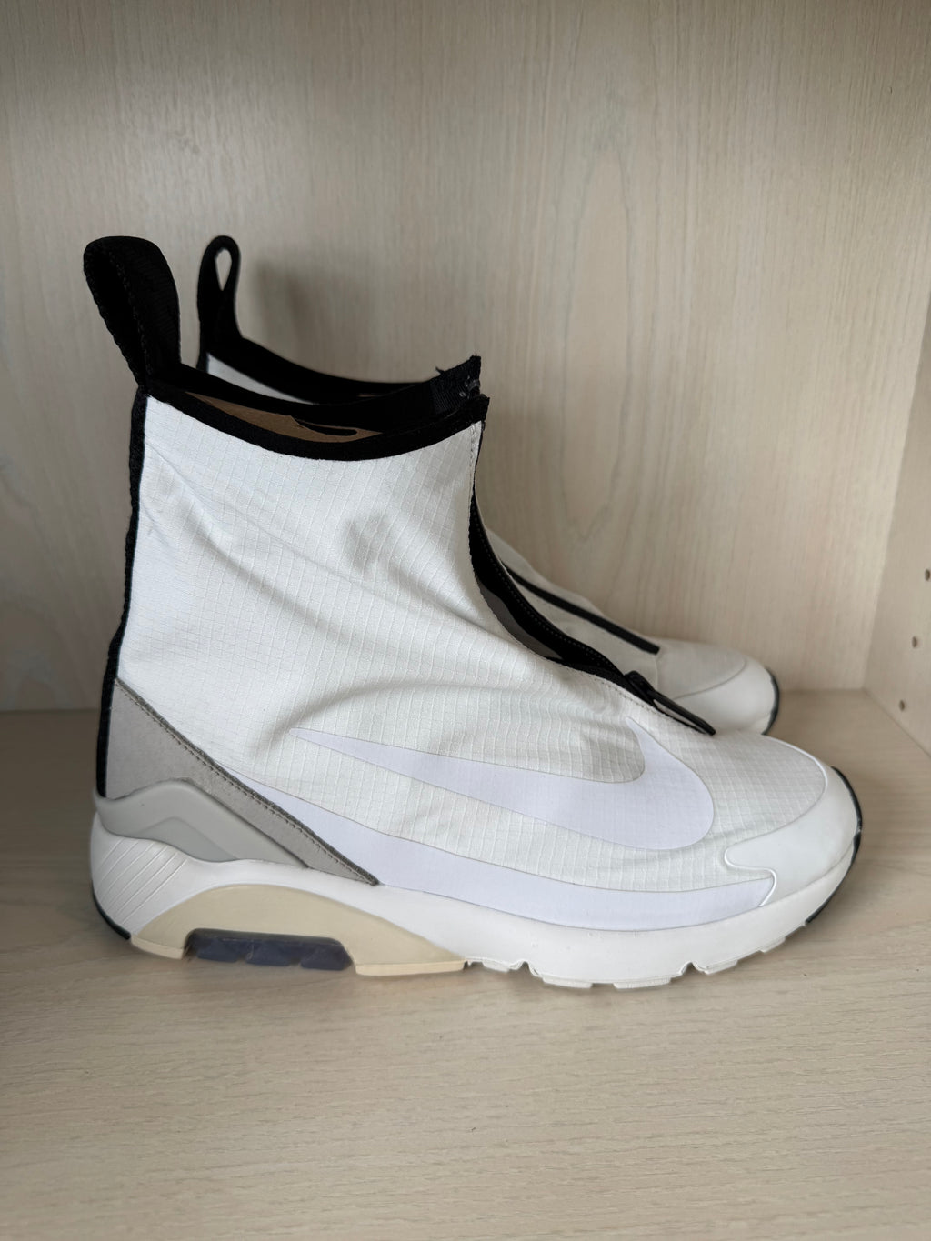 Nike x AMBUSH Air Max 180 Hi White/Pale Grey EU 37.5 Like New w/ Box