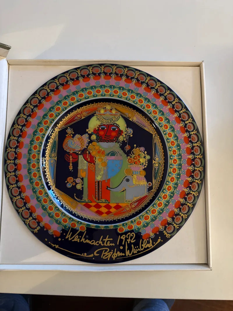 Rosenthal Christmas Plate – The Three Kings – Bjørn Wiinblad – Good Condition