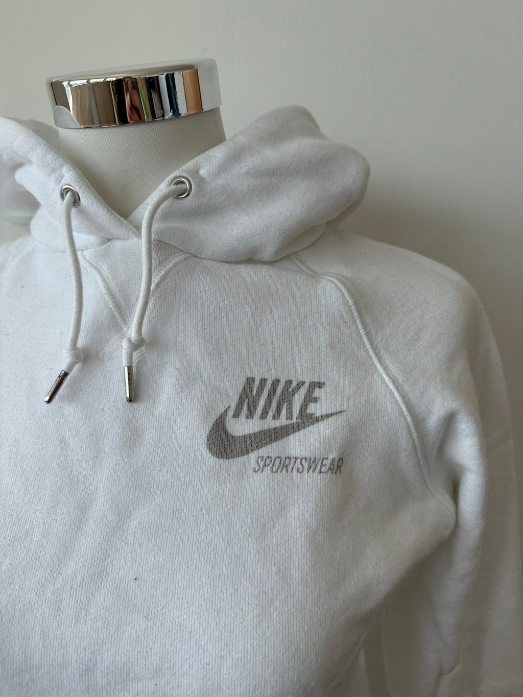 Nike Sportswear Hoodie White Size S – Good Condition
