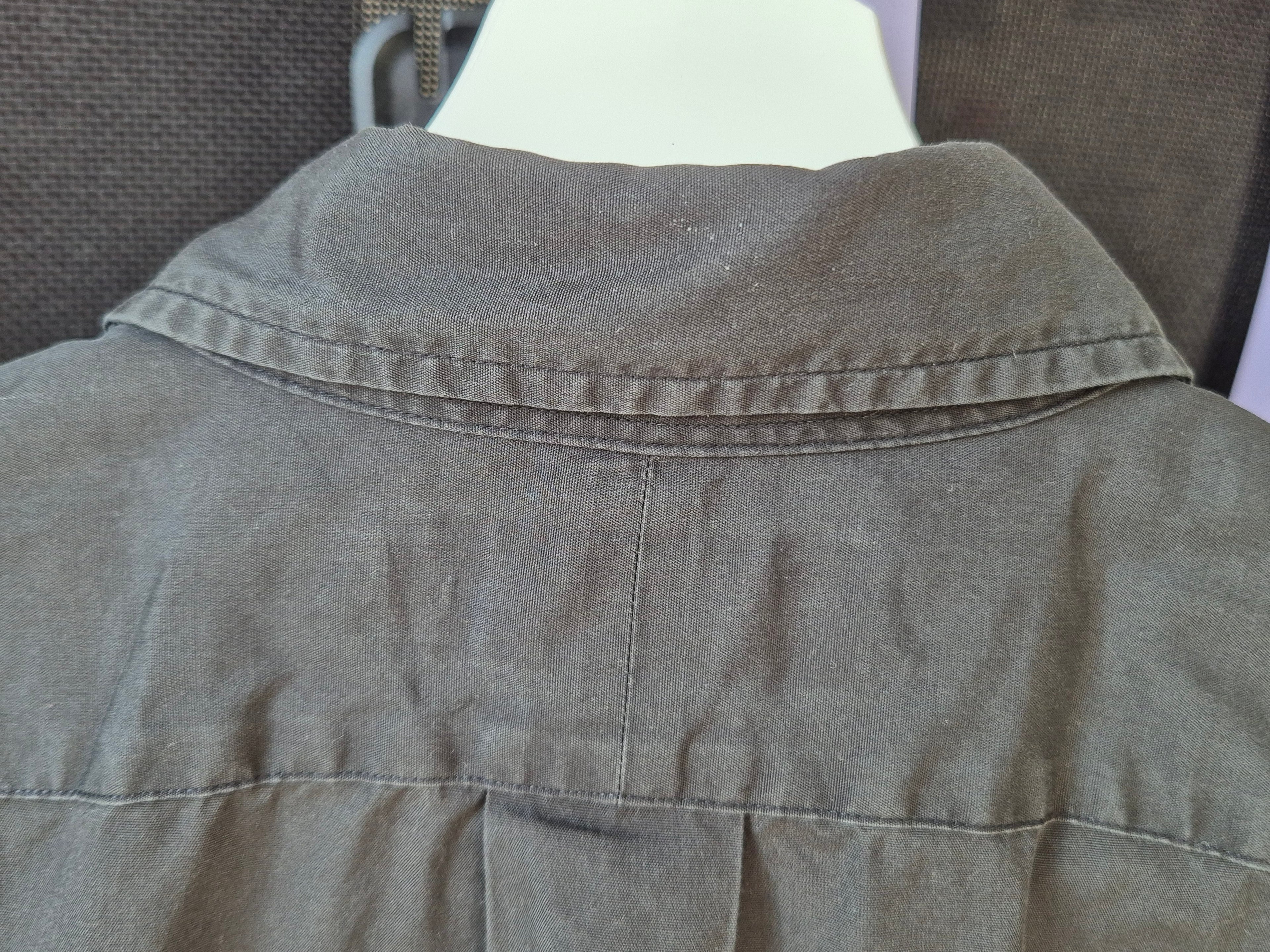 Ralph Lauren Classic Fit Shirt S Black Purple Logo 100% Cotton Good Condition