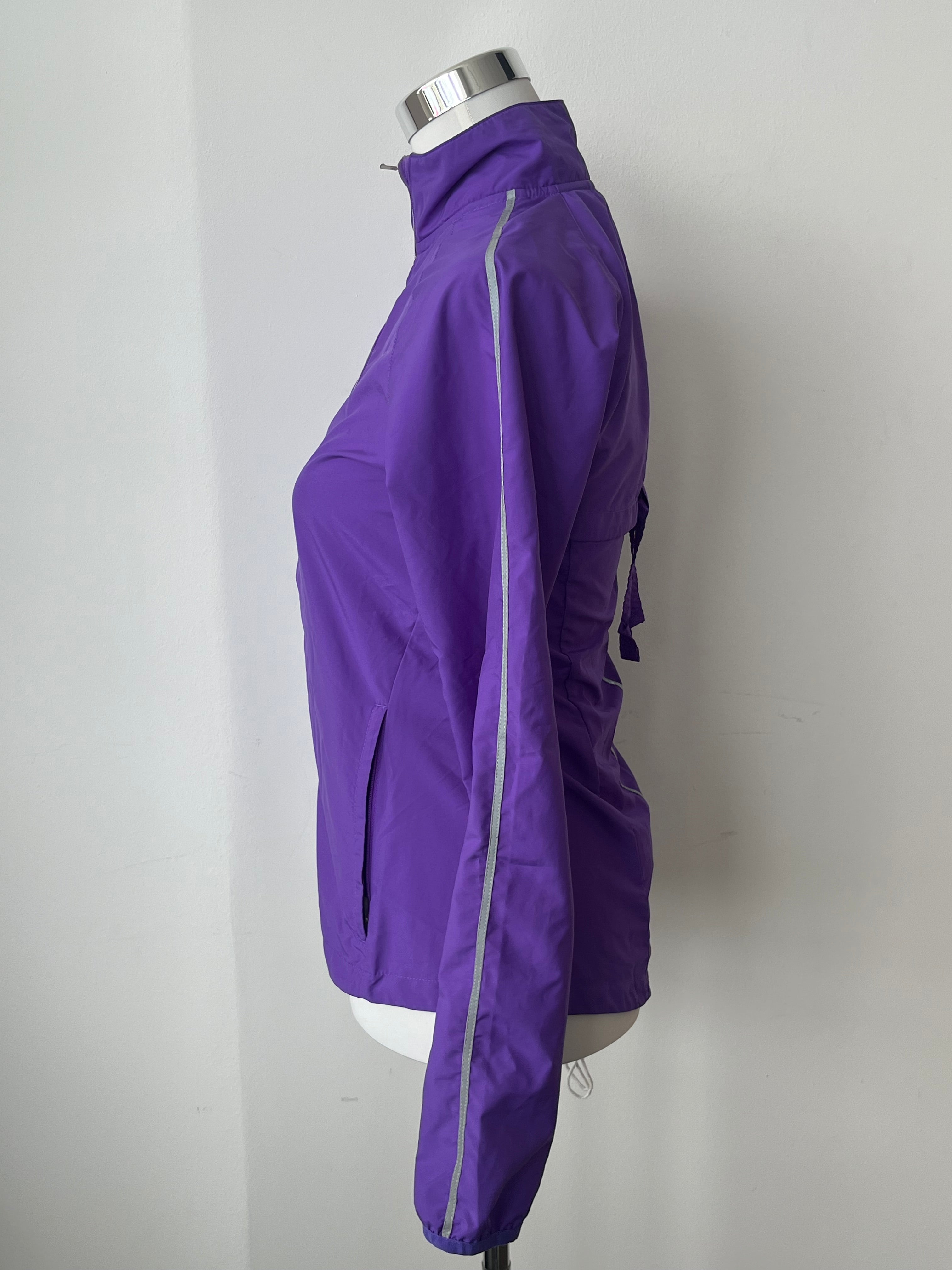 Nike Damen Laufjacke XS lila reflektierend, sehr guter Zustand