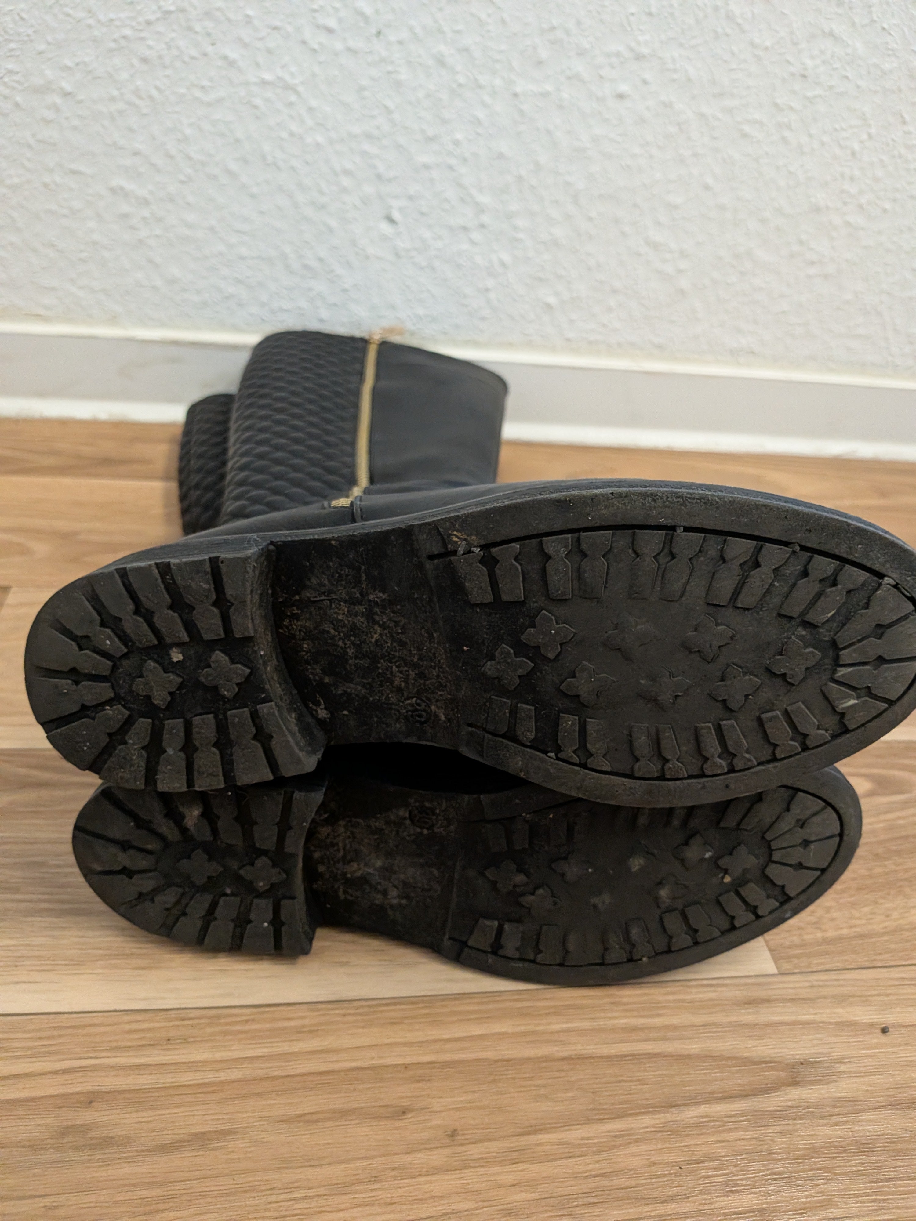 Claudia Ghizzani Reitstiefel – Leder, Schwarz, Größe 39, Wie Neu