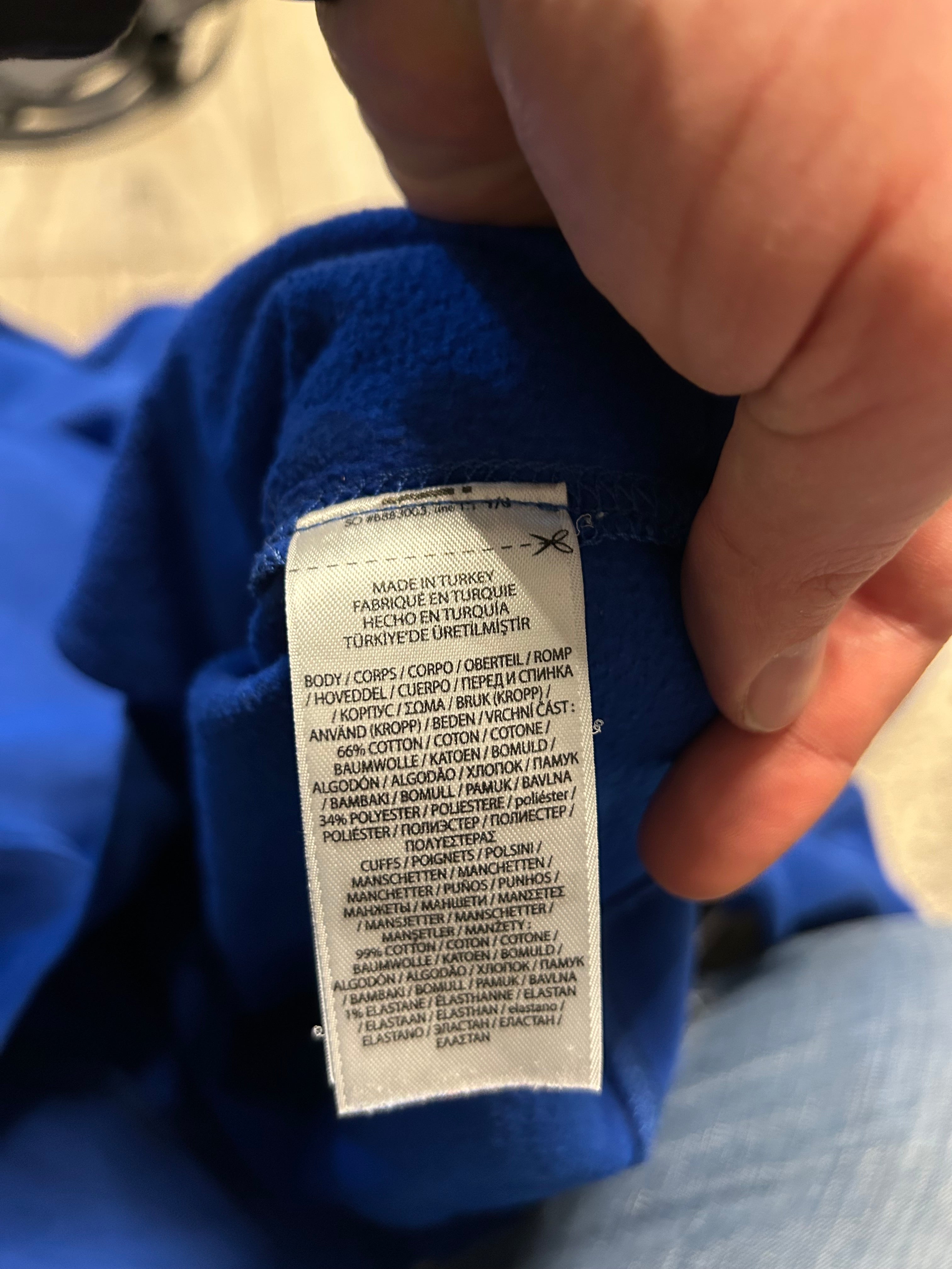 Polo Ralph Lauren Polo Bear Hoodie Blue Size M Used Bear Print Faded