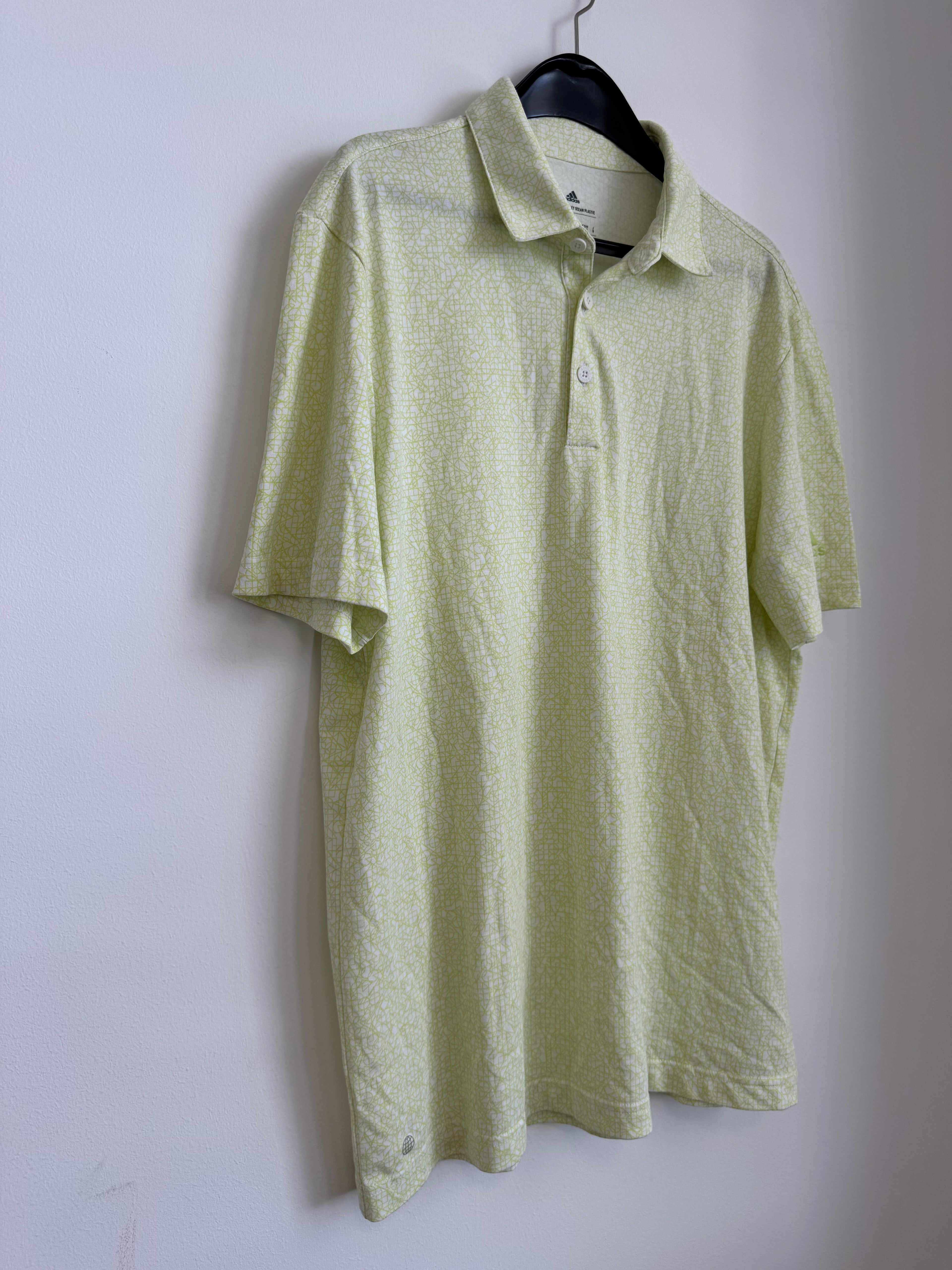 Adidas Performance Parley Ocean Plastic Golf Polo Herren M Hellgrün, Gut