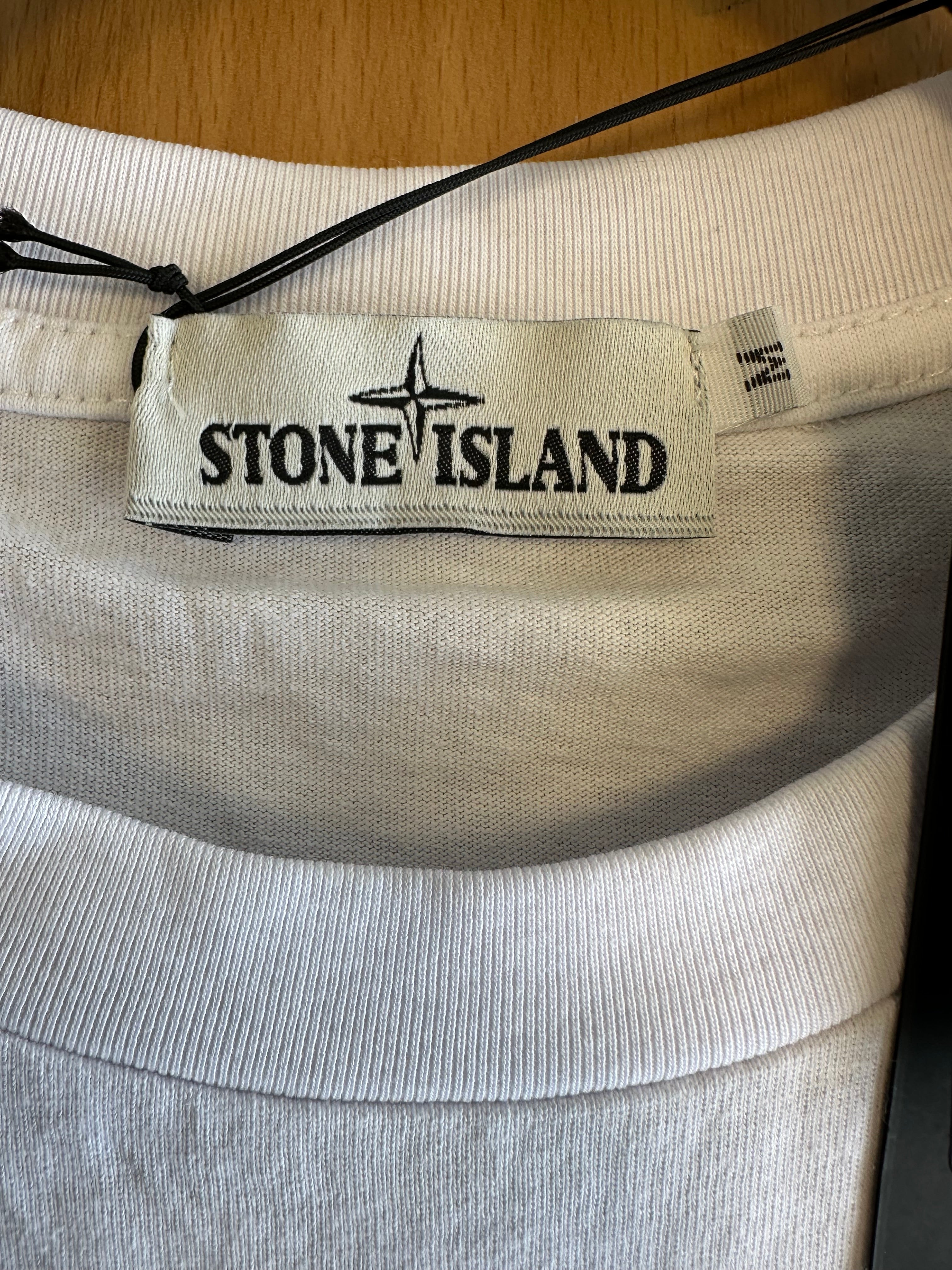 Stone Island Basic T-Shirt White M 100% Cotton New