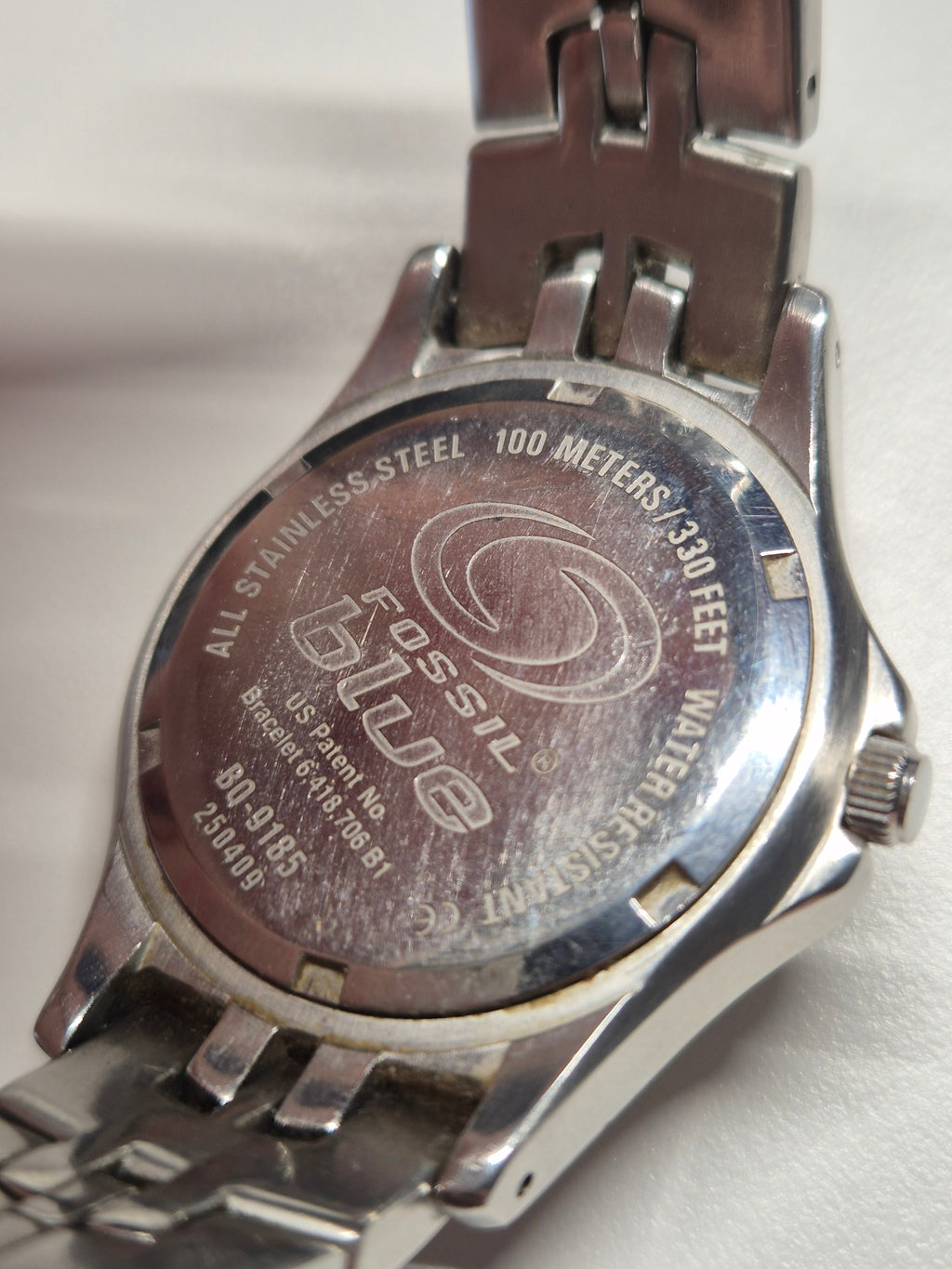 Fossil 'Blue' Chronograph BQ9177 – Edelstahl / Blaues Zifferblatt – 100m WR