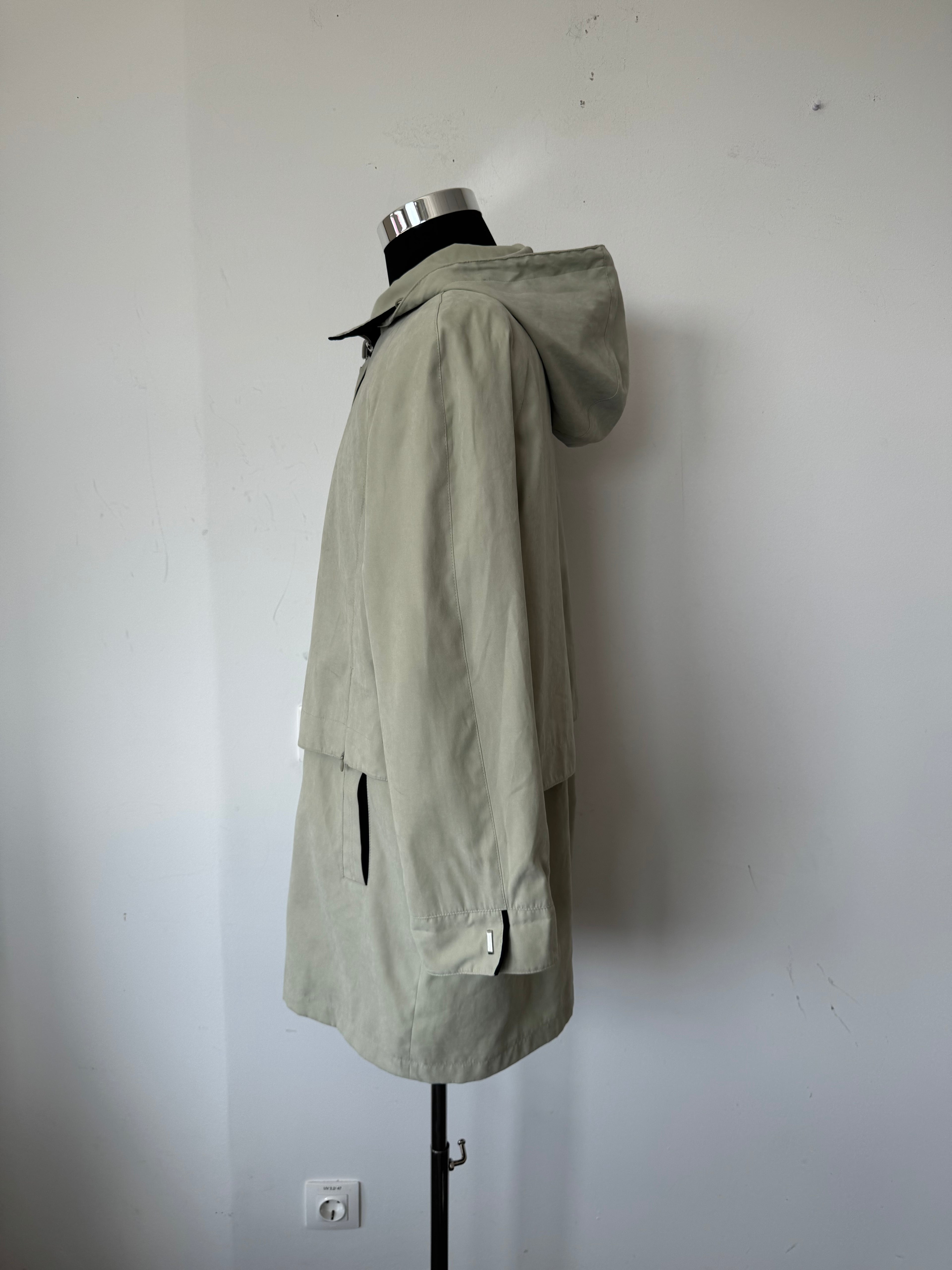 Junge Exclusive Damen Trenchcoat Beige EU 44 Sehr Gut