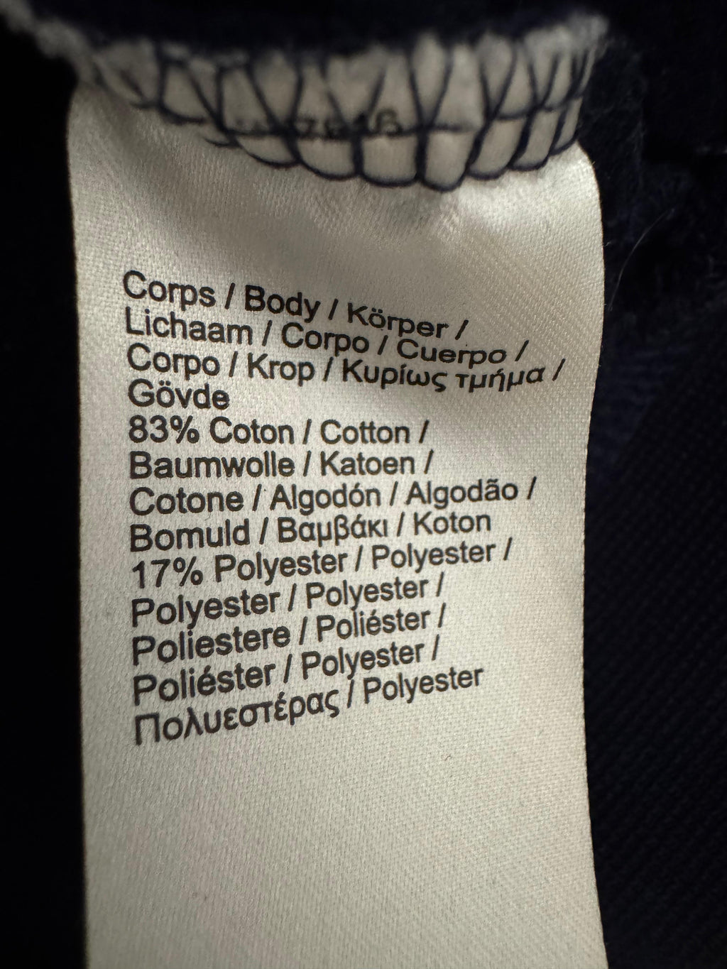 Lacoste Sport Fleece Zip Jacket – Navy, Men’s Large, Good Condition