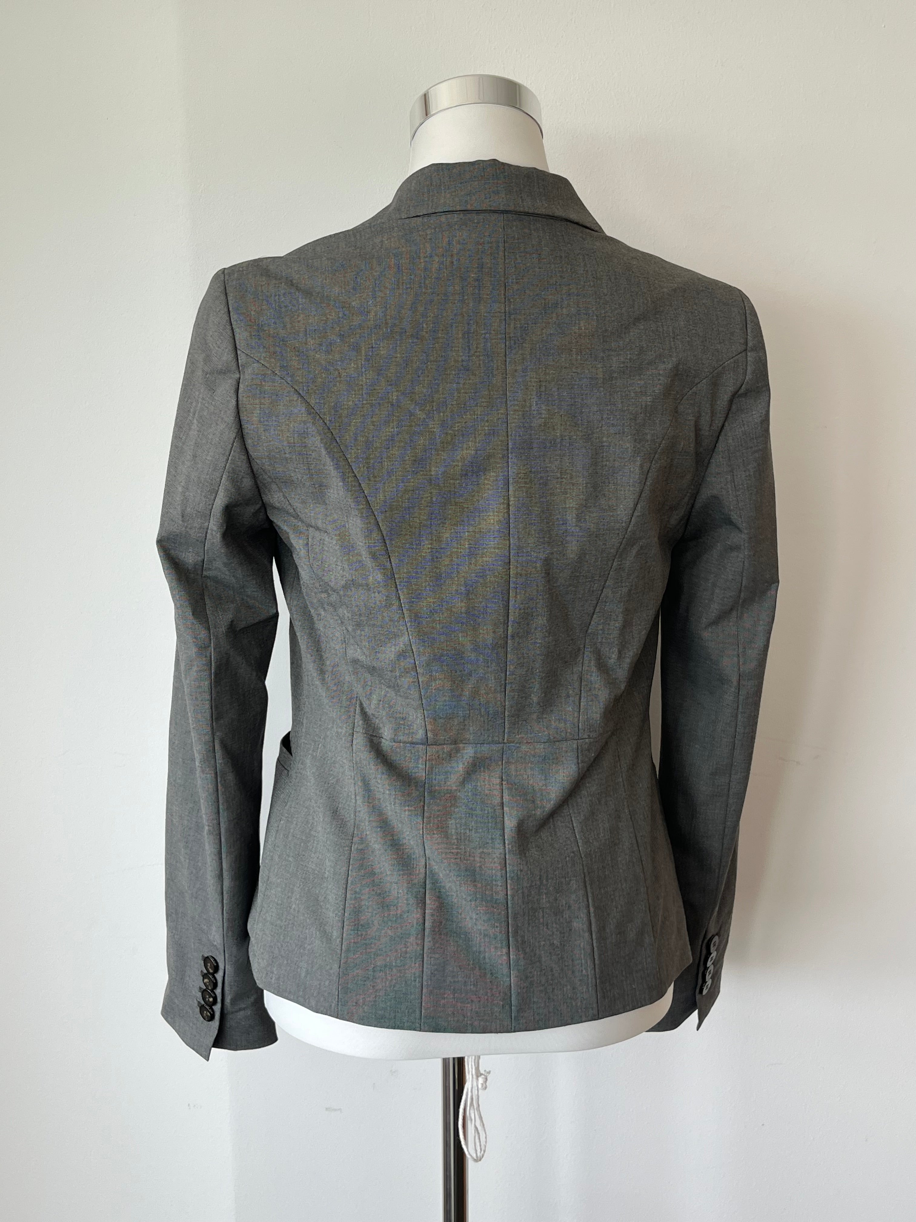 Mexx Metropolitan Women’s Blazer | Size M | Grey | Wool Blend | Very Good