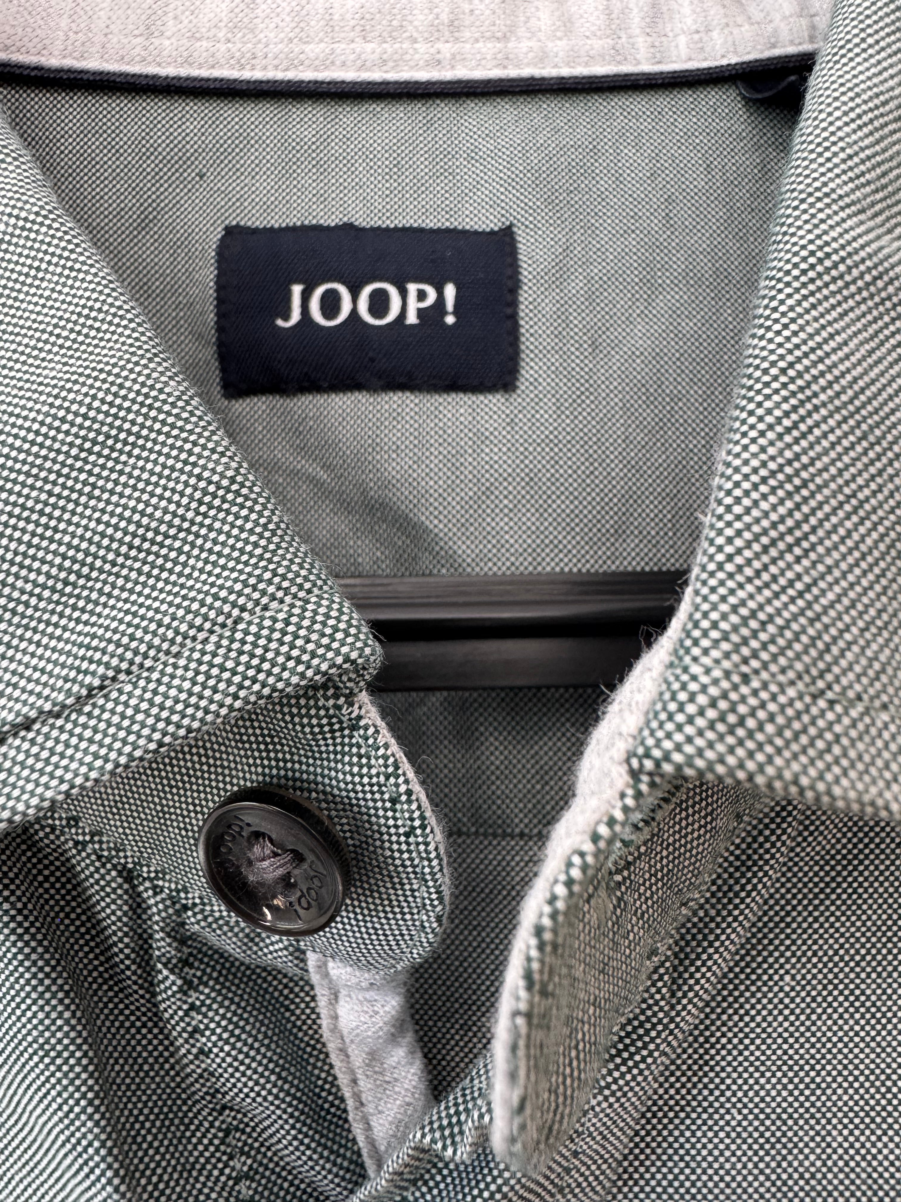 JOOP! Herren Chambray Hemd Gr. L – Hellgrün, Guter Zustand