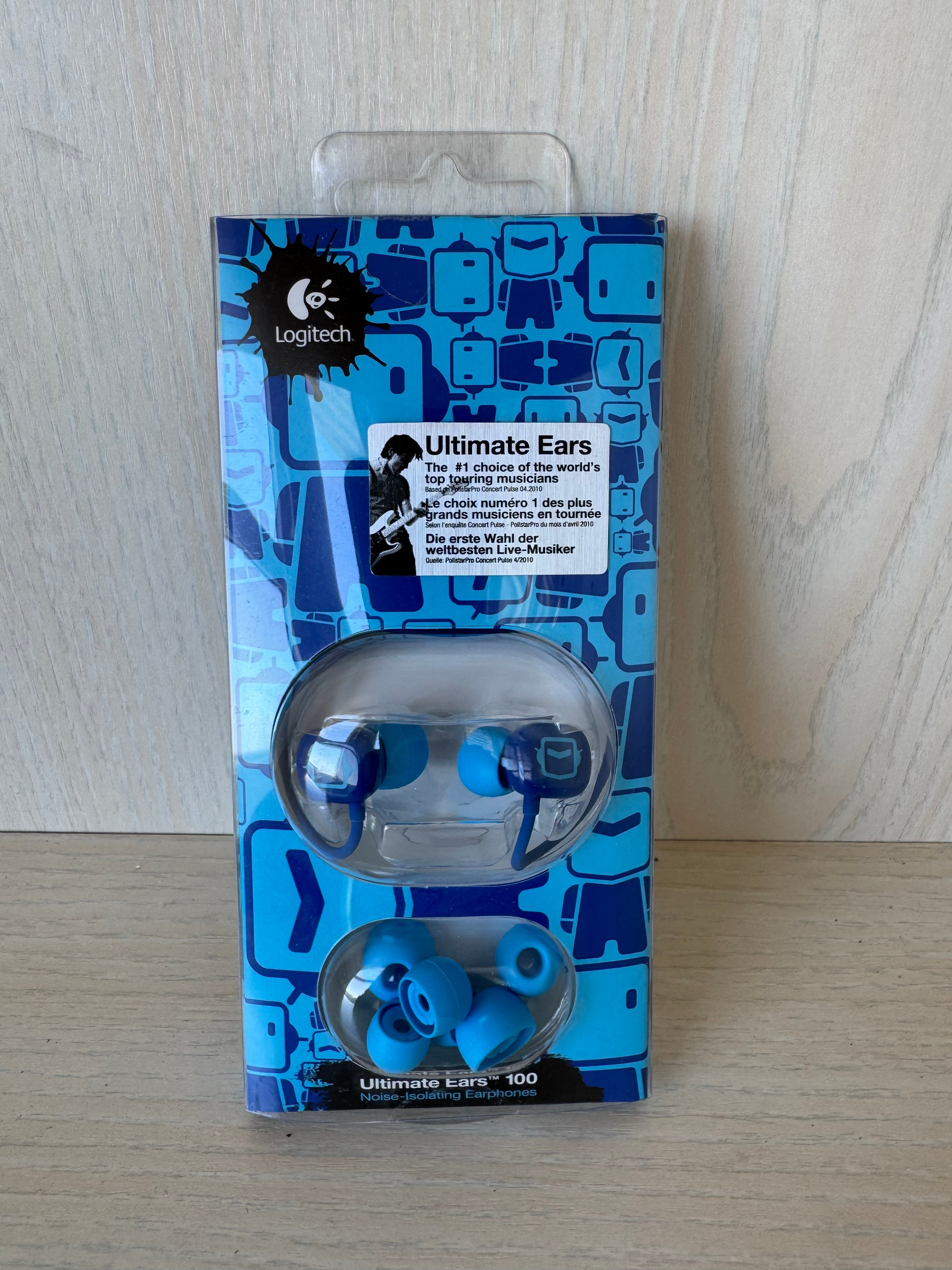 Neu & versiegelt Logitech Ultimate Ears 100 In-Ear-Kopfhörer – Blau