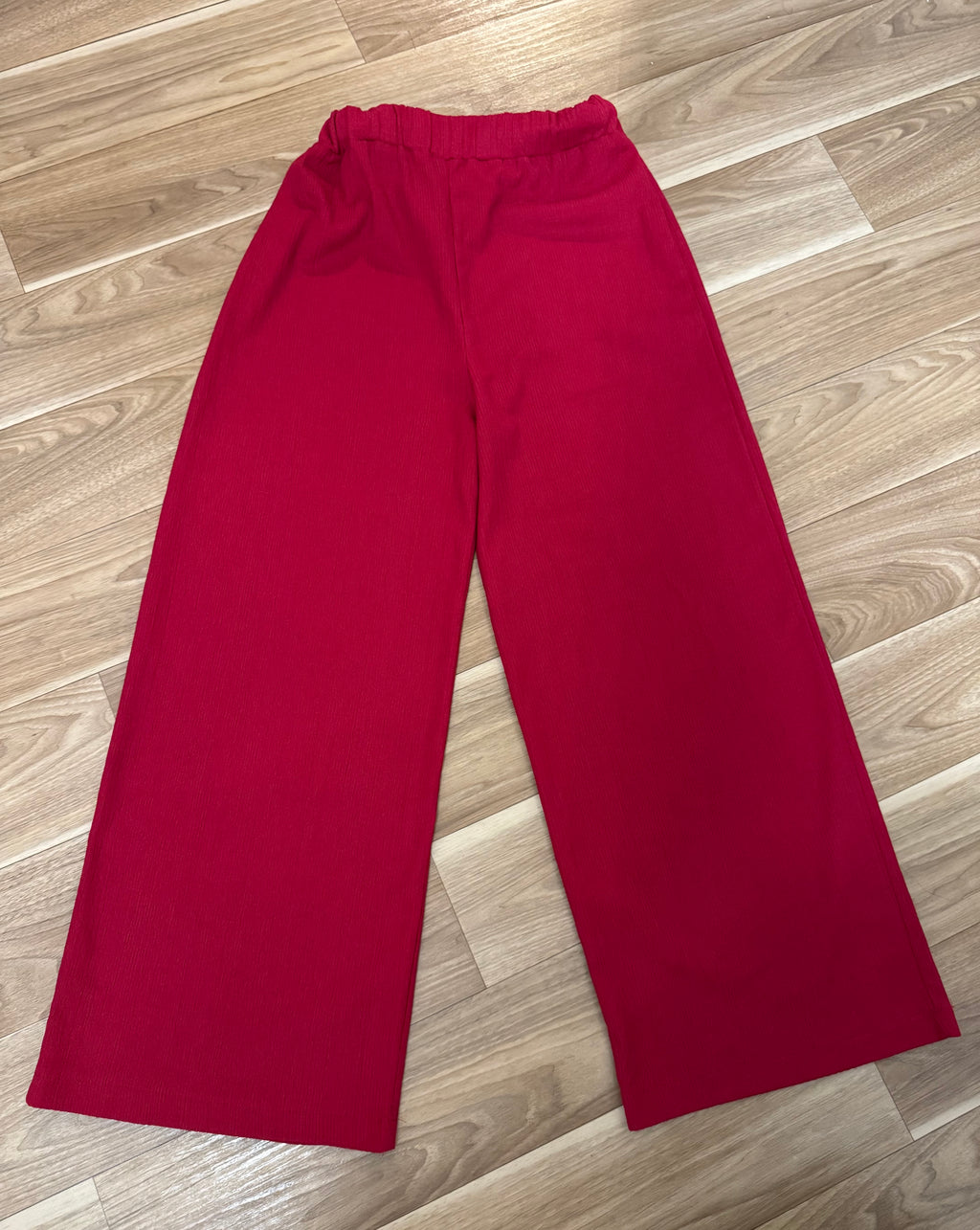 Melike Tatar 2-Piece Set – Blouse & Trousers – Size 1 – Red – Good Condition