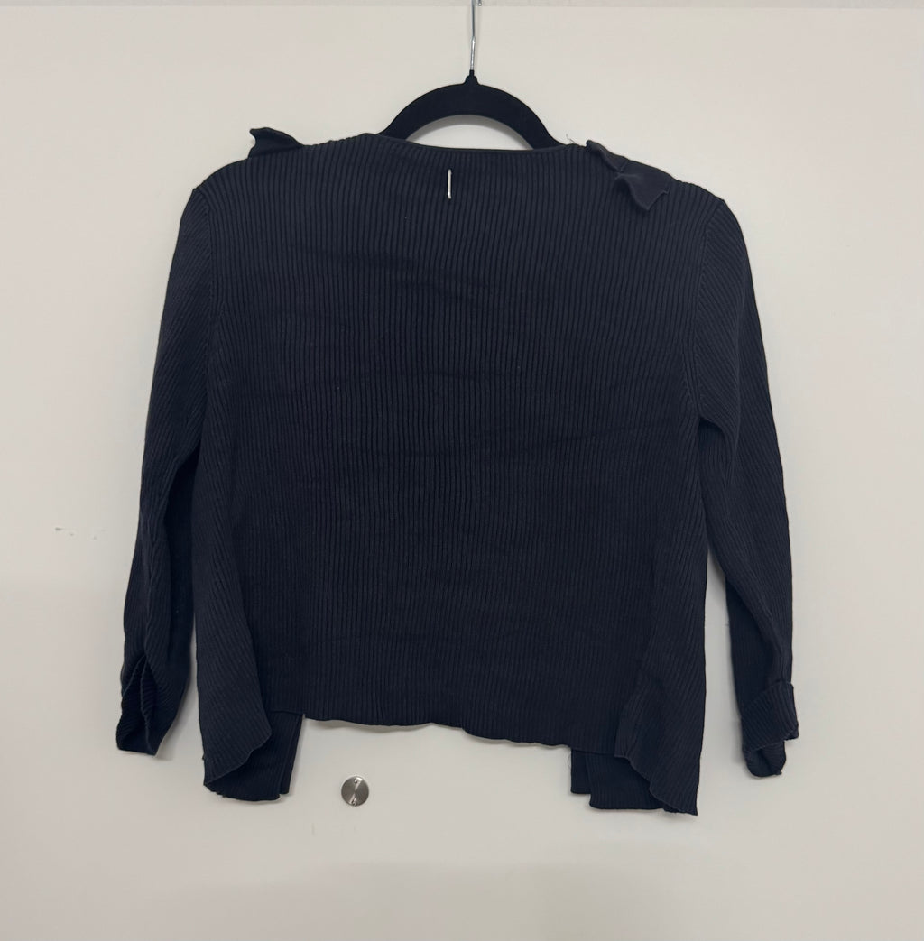 LIU JO Cardigan Bindegürtel Seide/Baumwolle/Kaschmir Gr. IT44 (EU40) Dunkelgrau