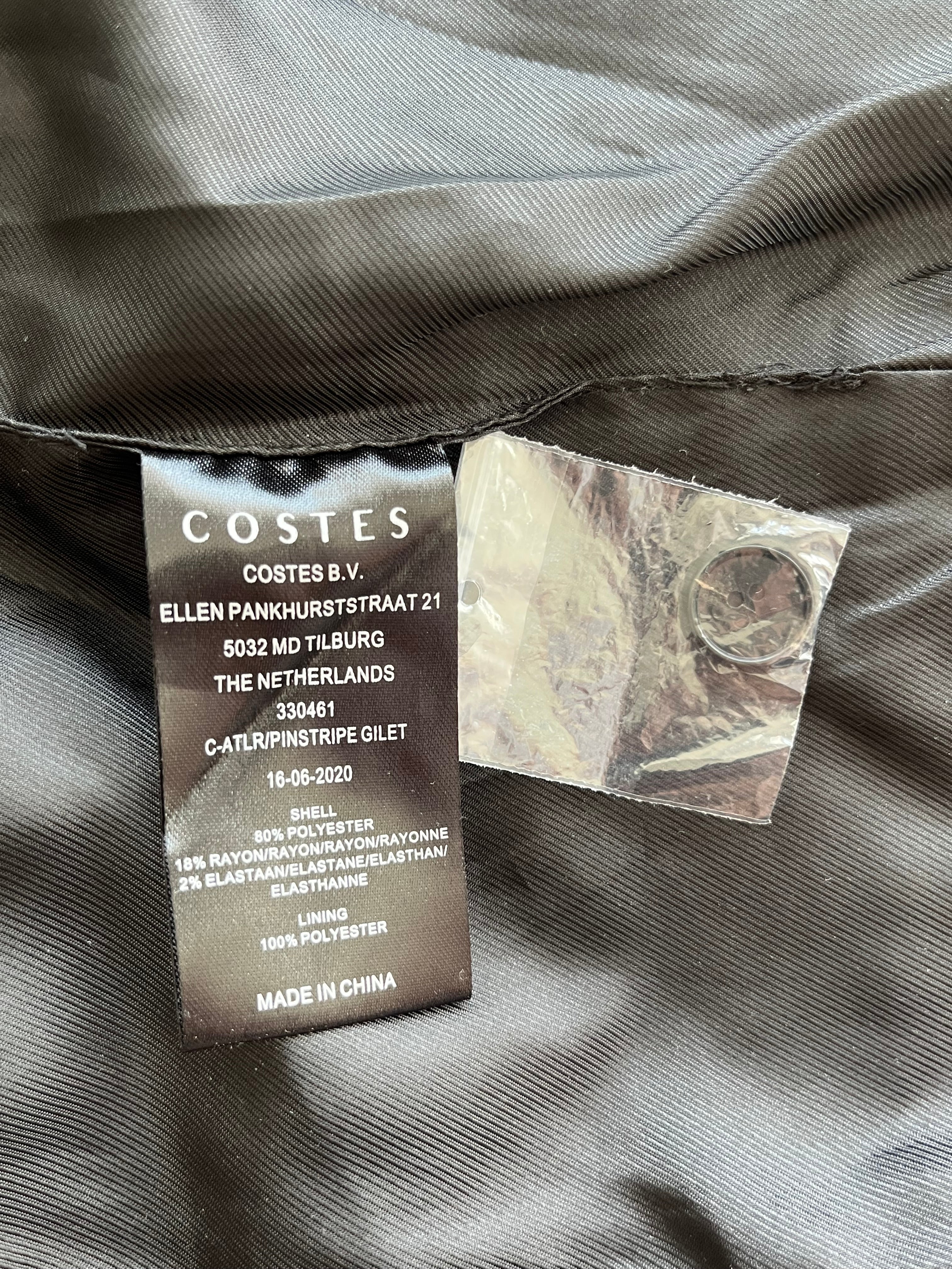 Costes Atelier Tie-Back Weste – Schwarz, Gr. S, Sehr guter Zustand