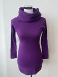 Esprit Sweaterkleid – Lila, XS, Wollmischung, Sehr guter Zustand
