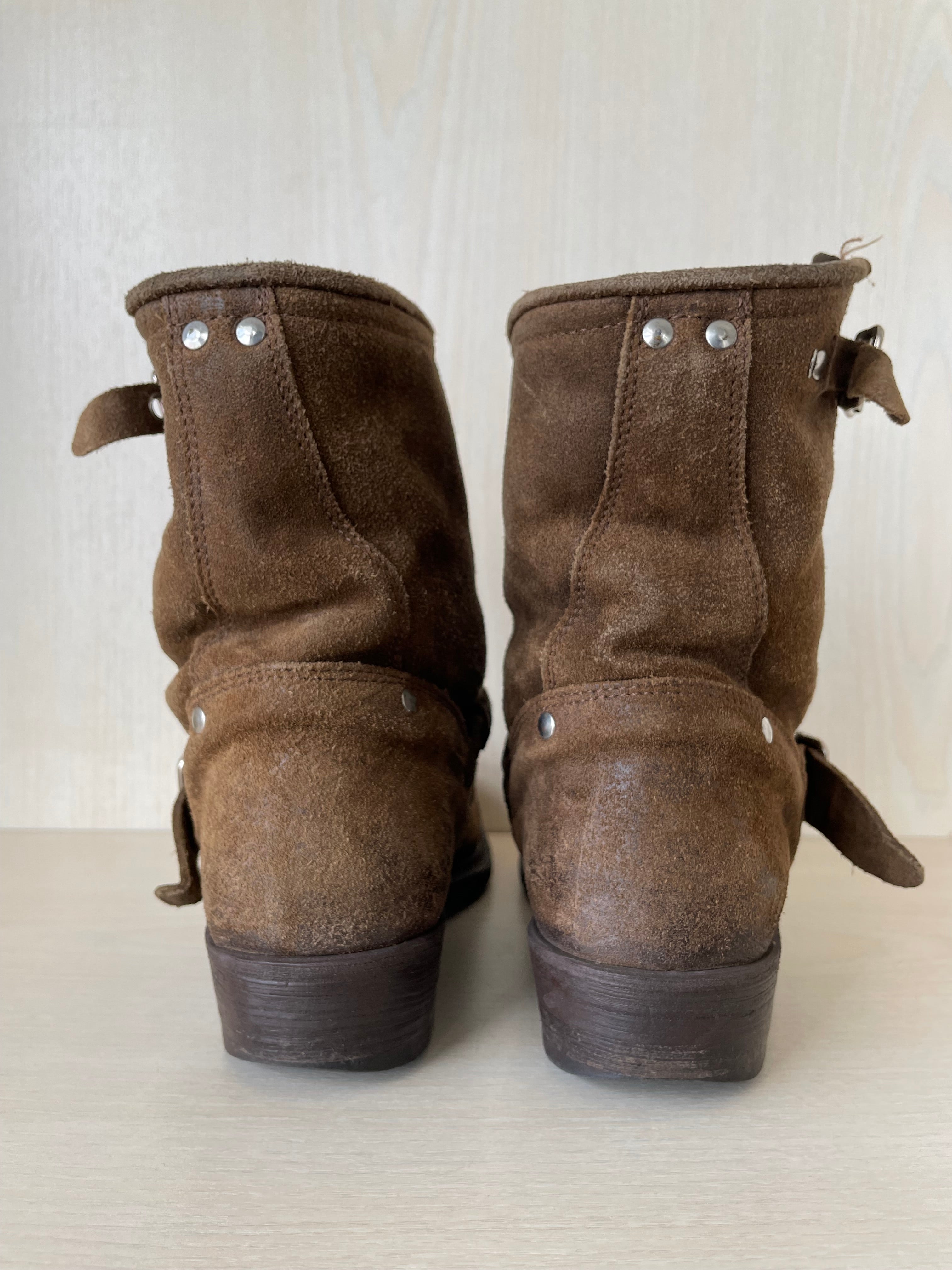 Golden Goose Biker-S Boots | EU 38 | Braun Wildleder | Exzellent