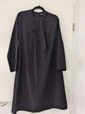 Elegant Tekbir Dress • EU 40 • Navy Blue • High Neck • Very Good Condition