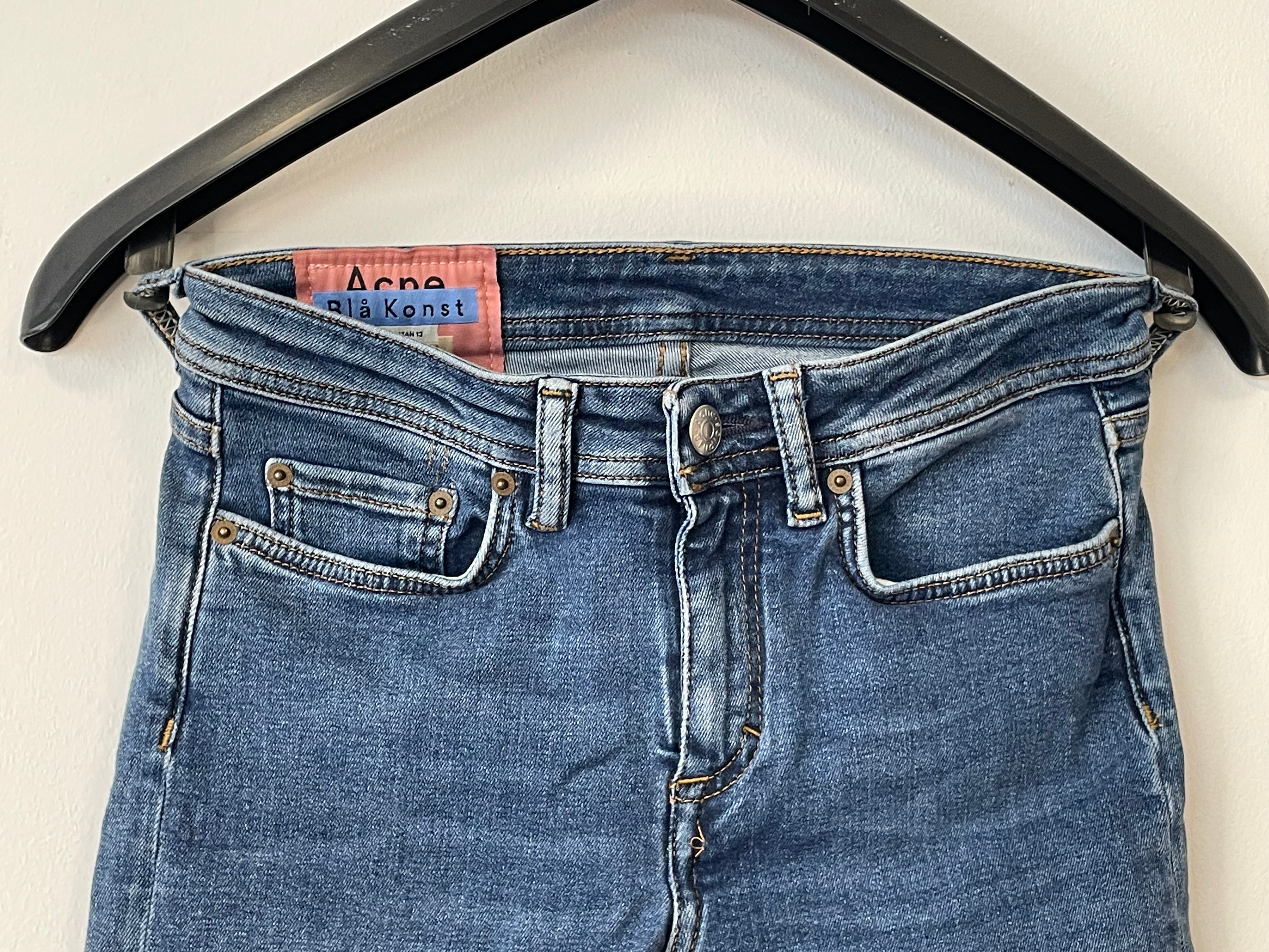 Acne Studios Climb Skinny Jeans Mid Blue W25 L32 Sehr Gut