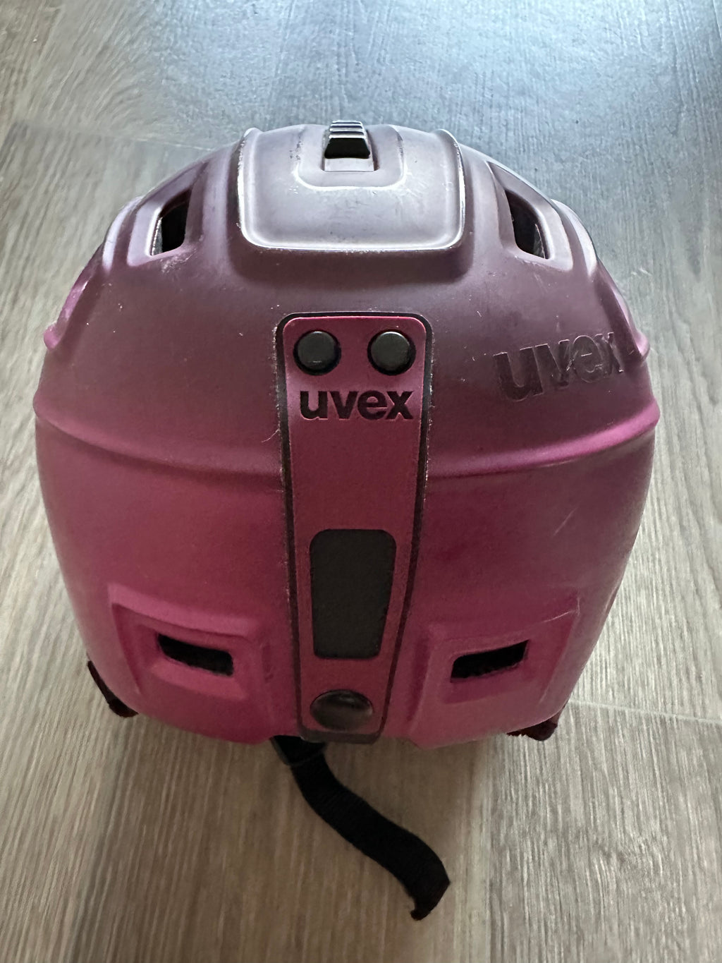 Uvex ski/snowboard helmet S 51-55 cm, burgundy, very good condition