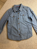 Napapijri Geographic Shirt Jacket S Hellblau Baumwolle guter Zustand