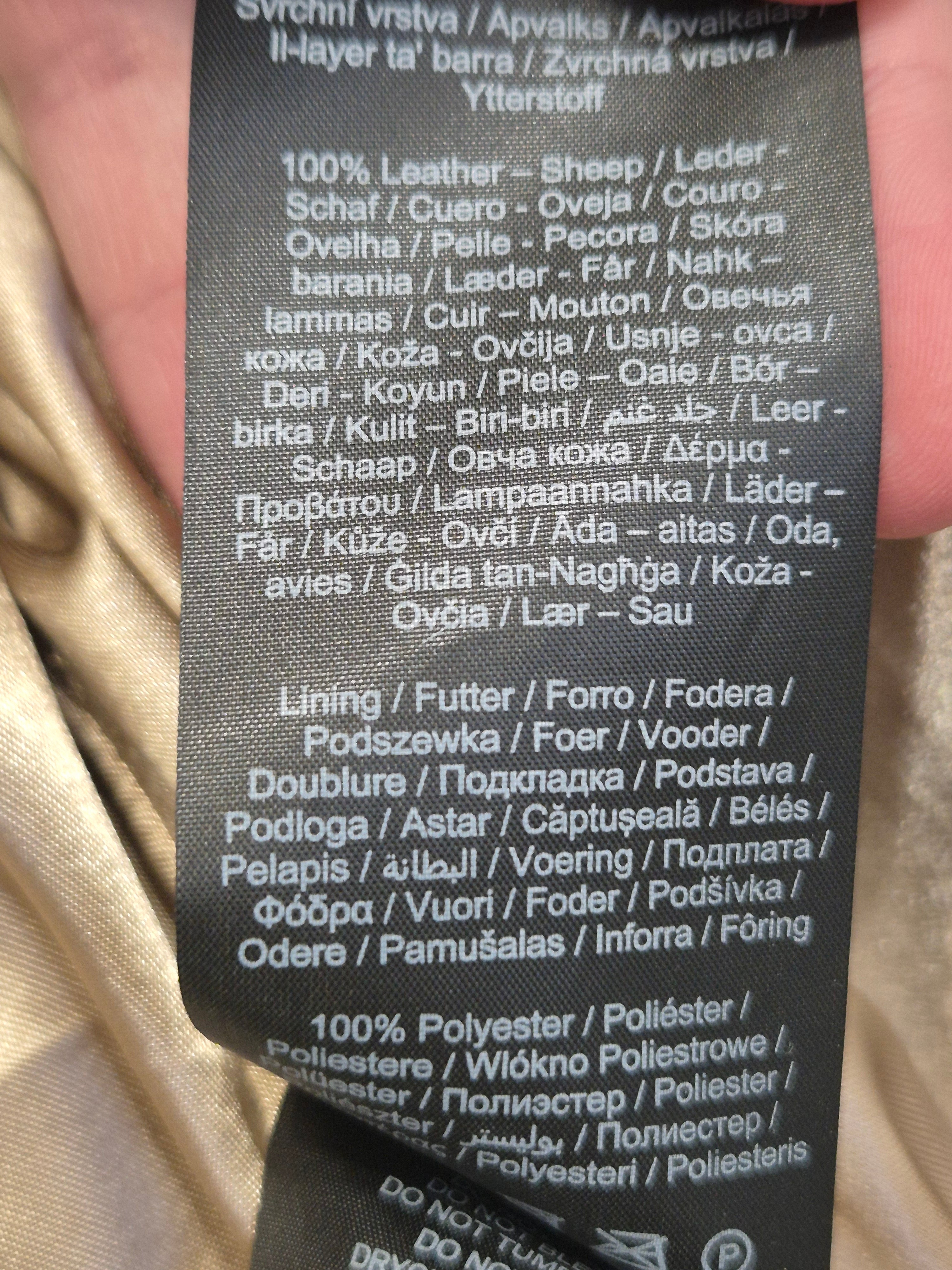 VERO MODA Vimalicia Lederjacke – Schwarz, Gr. S, Sehr gut