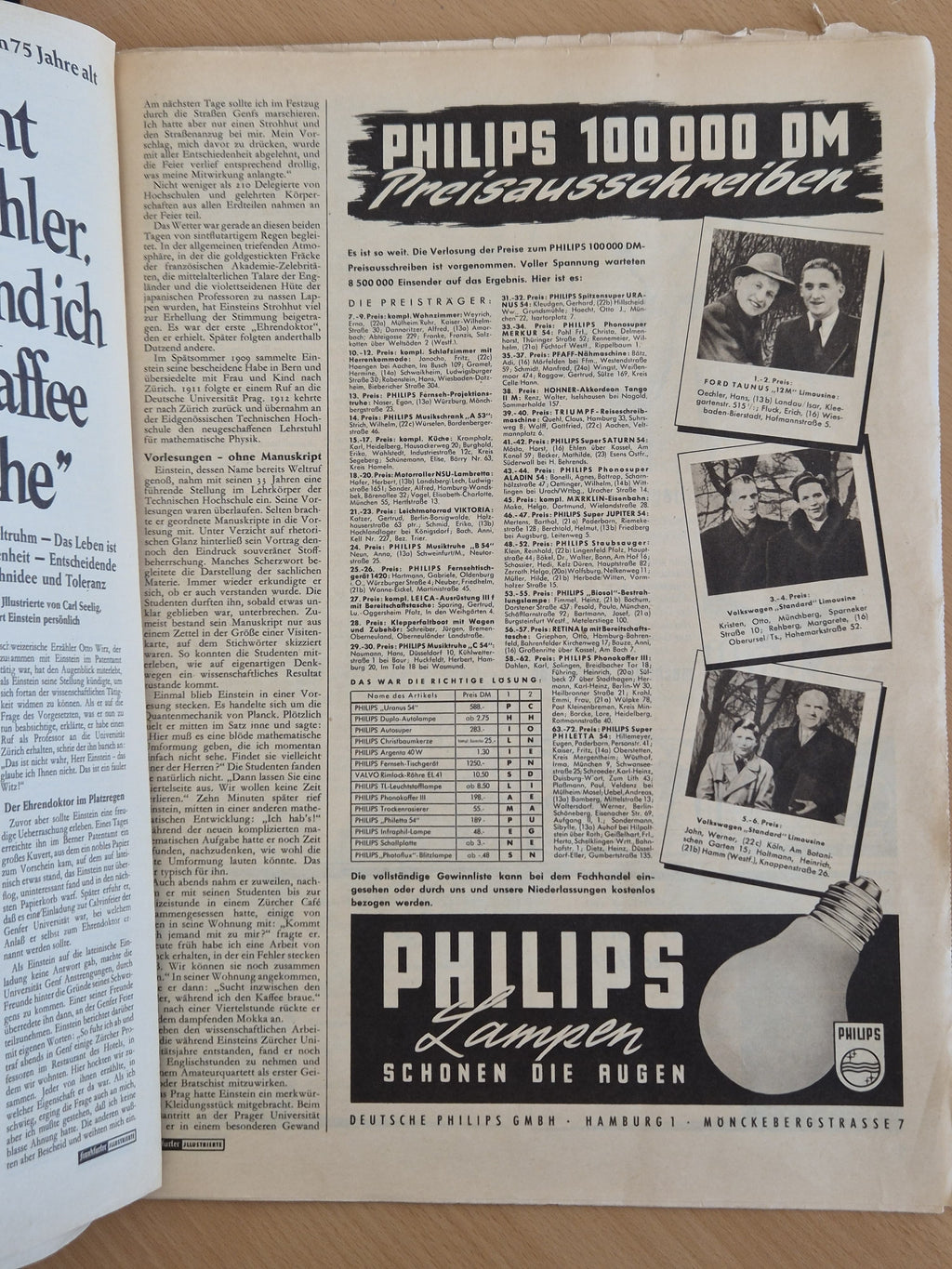 Frankfurter Illustrierte Nr. 15 – Vintage Magazin, 2 Stück, guter Zustand