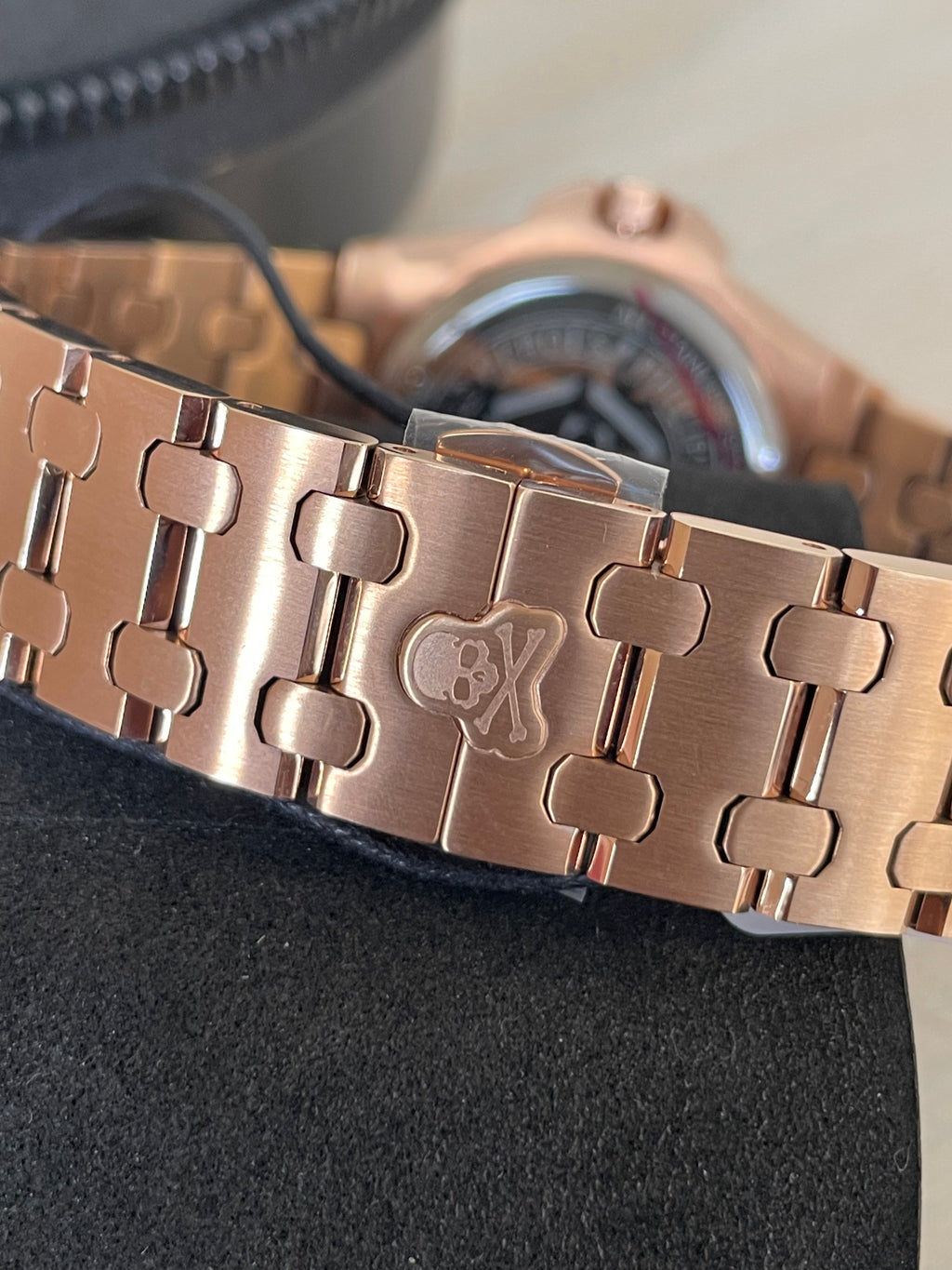 Philipp Plein PJAA0522 Quarzuhr 44mm Roségold Neu mit Etikett