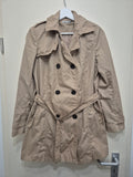 Stradivarius trench coat | tan | size M | belt included | good condition