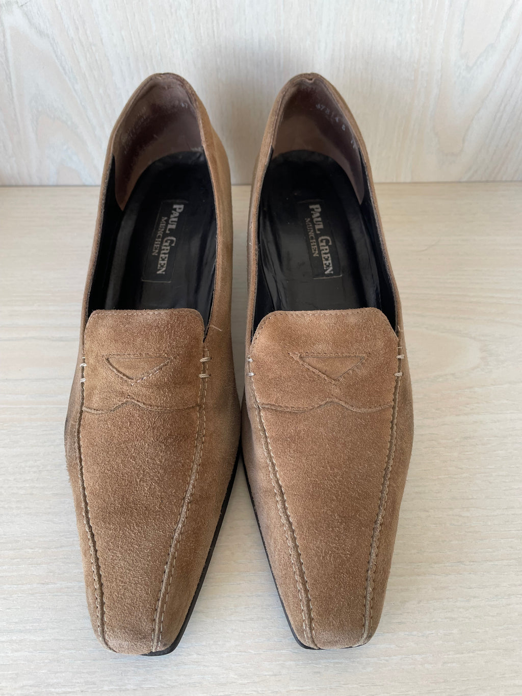 Paul Green Loafer – Wildleder, Braun, EU 38, Guter Zustand