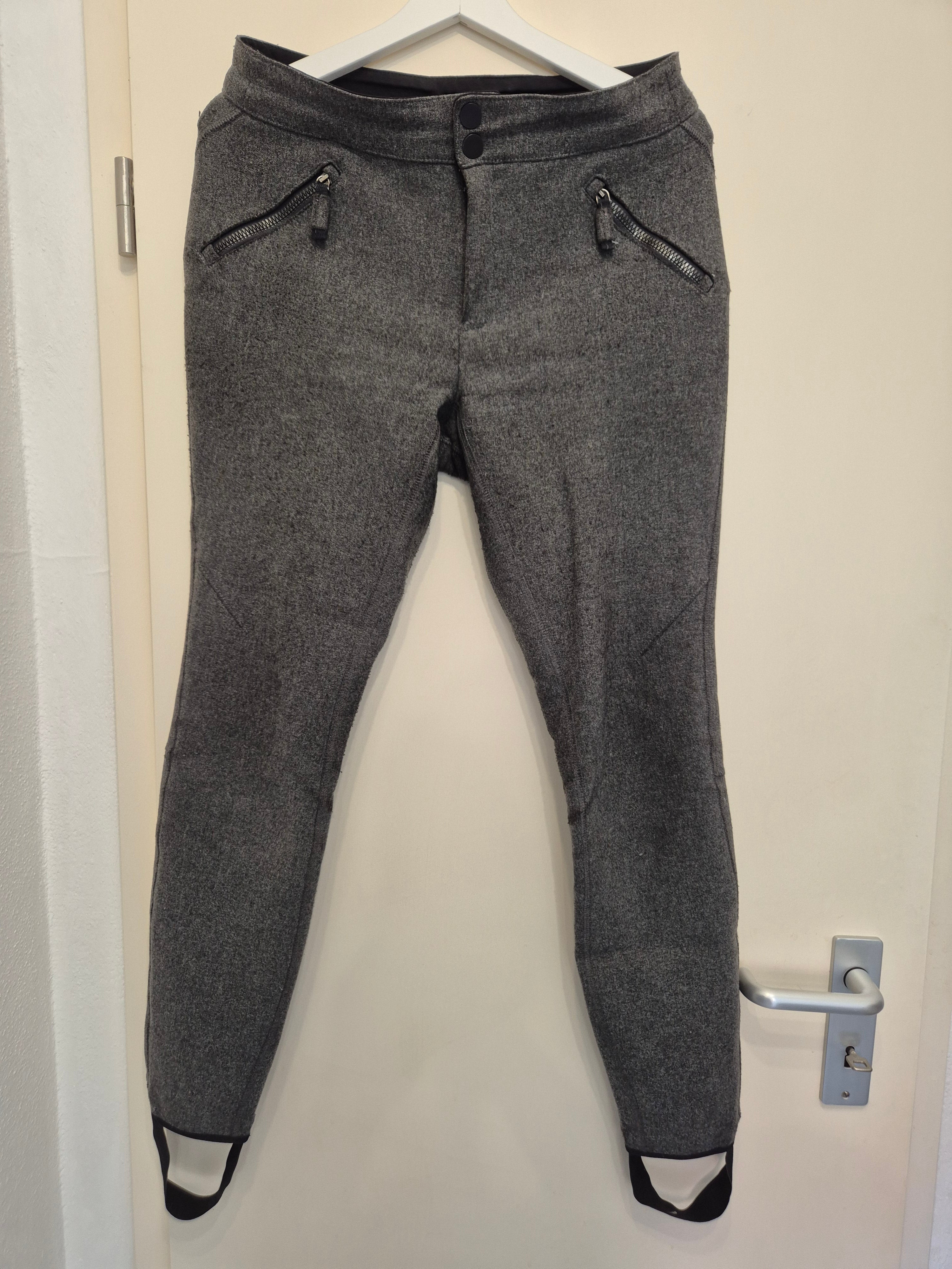 Frauenschuh Noemi Women’s Ski Pants 2/EU36 Dark Grey Wool Blend Used