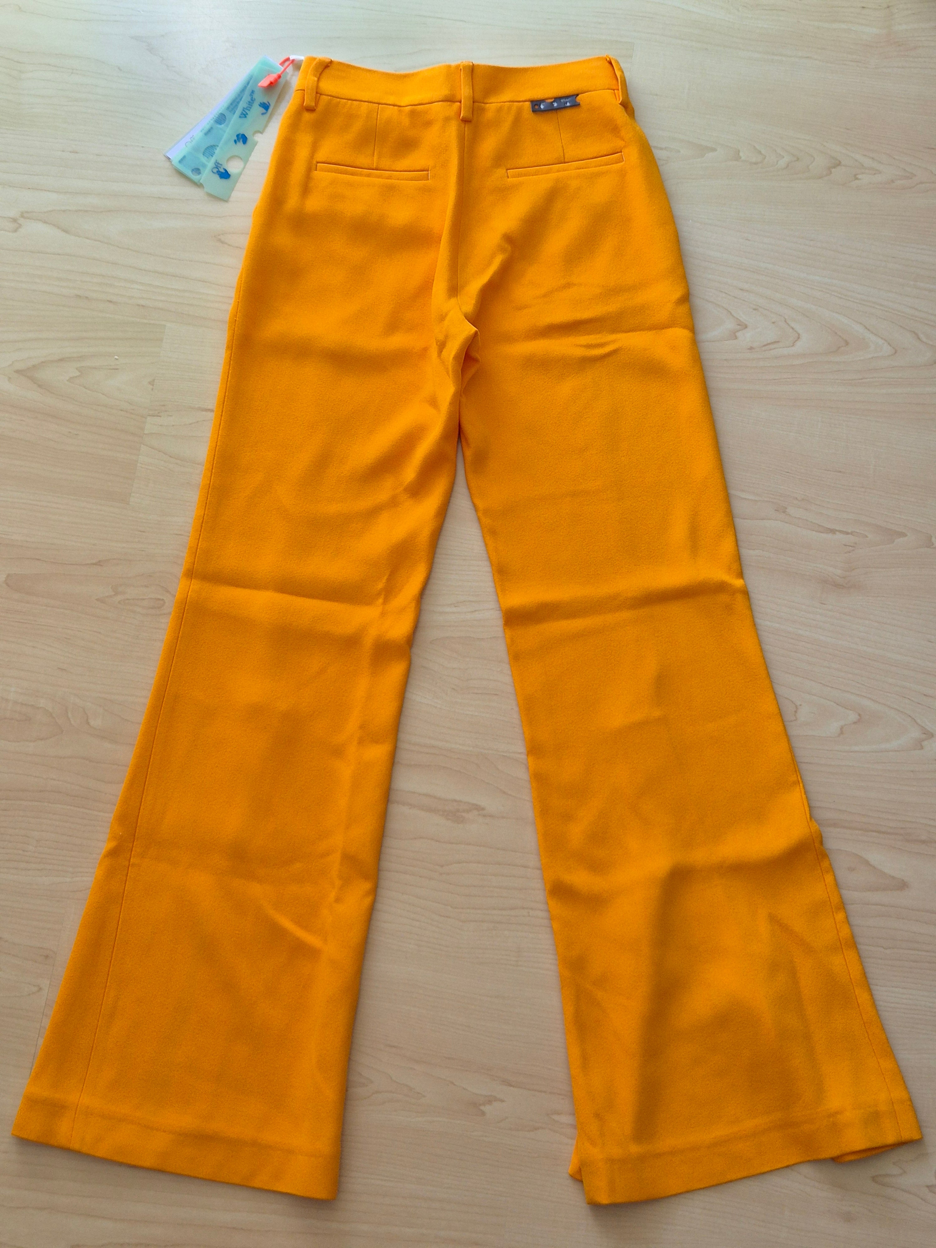 Off-White™ Split-Flared Hose Orange Gr. 38 Neu mit Etikett