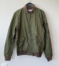Wallace & Barnes (J.Crew) Olive Bomber Jacket, Size S, Good Condition