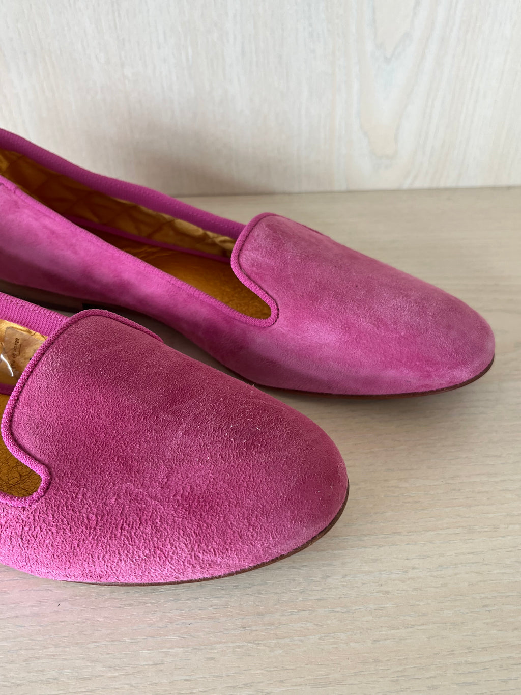 Florens pink suede ballet flats, EU 39, good condition