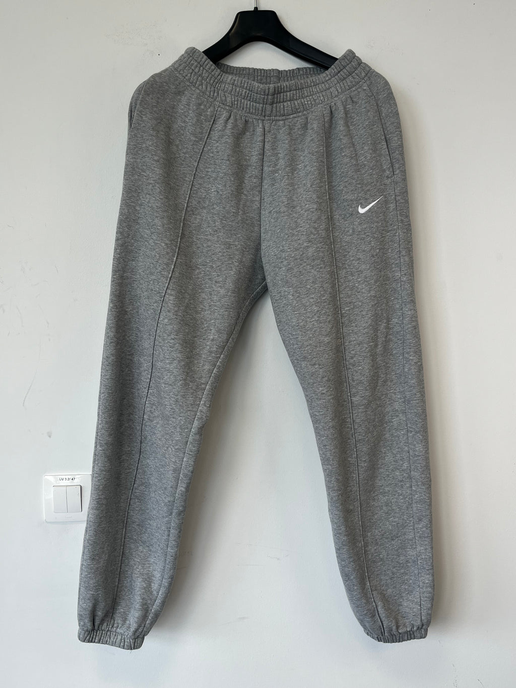 Nike Solo Swoosh Fleecehose Hellgrau Größe S Sehr Gut