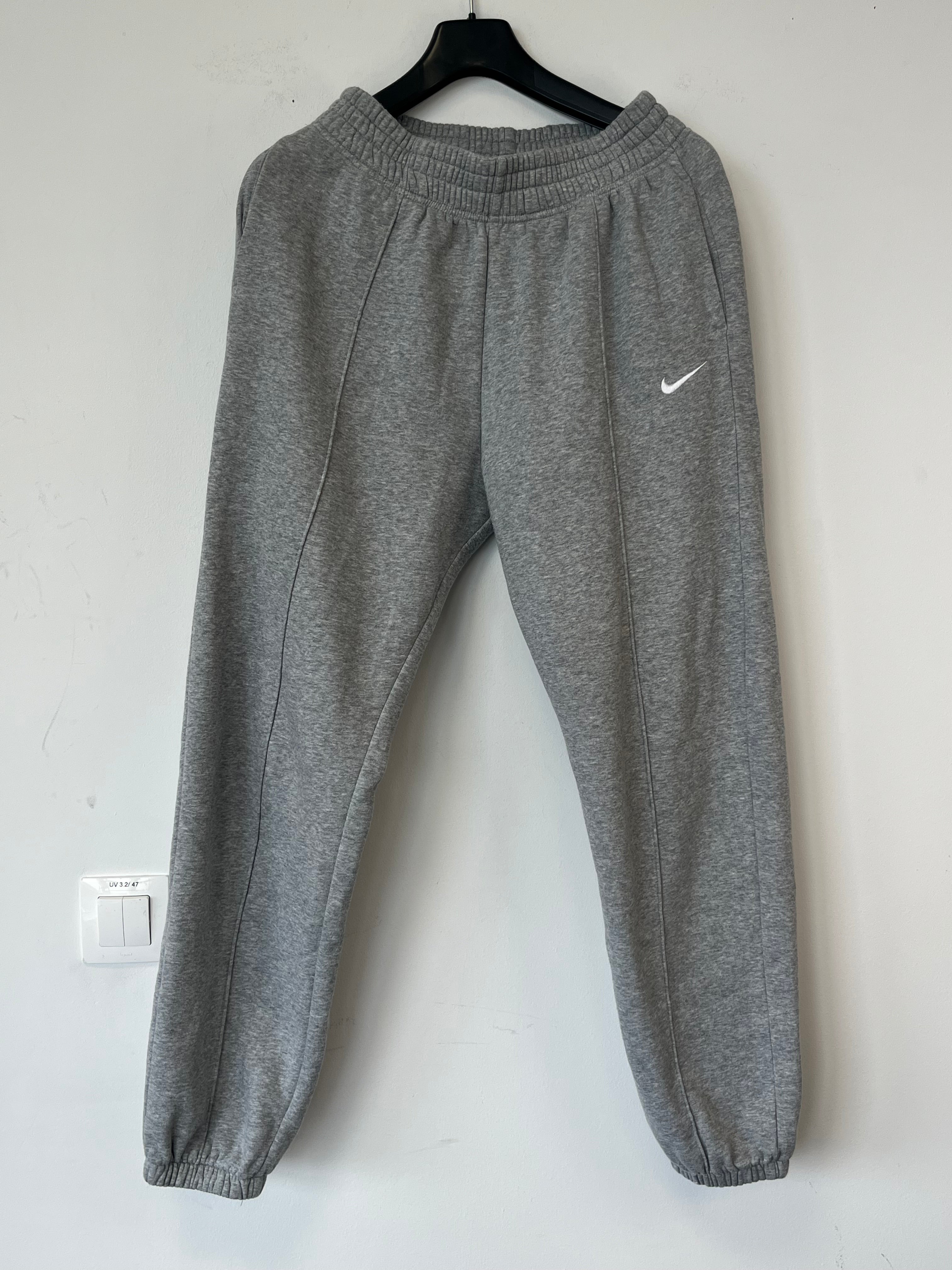 Nike Solo Swoosh Fleecehose Hellgrau Größe S Sehr Gut