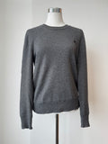 Burberry Kaschmir Crew Neck Pullover Grau Medium Guter Zustand
