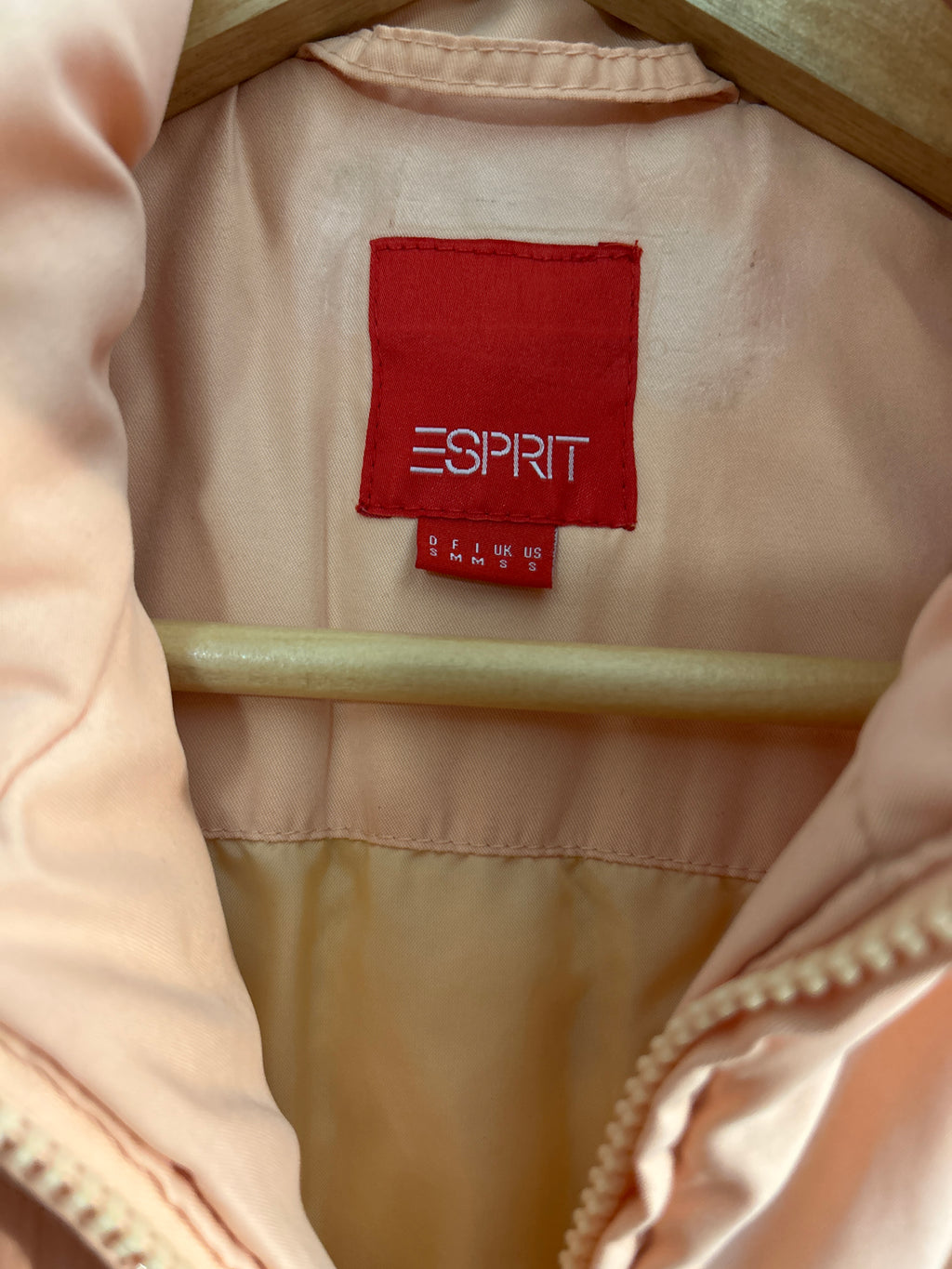 Esprit Steppweste, S, Pfirsich – sehr guter Zustand, Flecken vorhanden