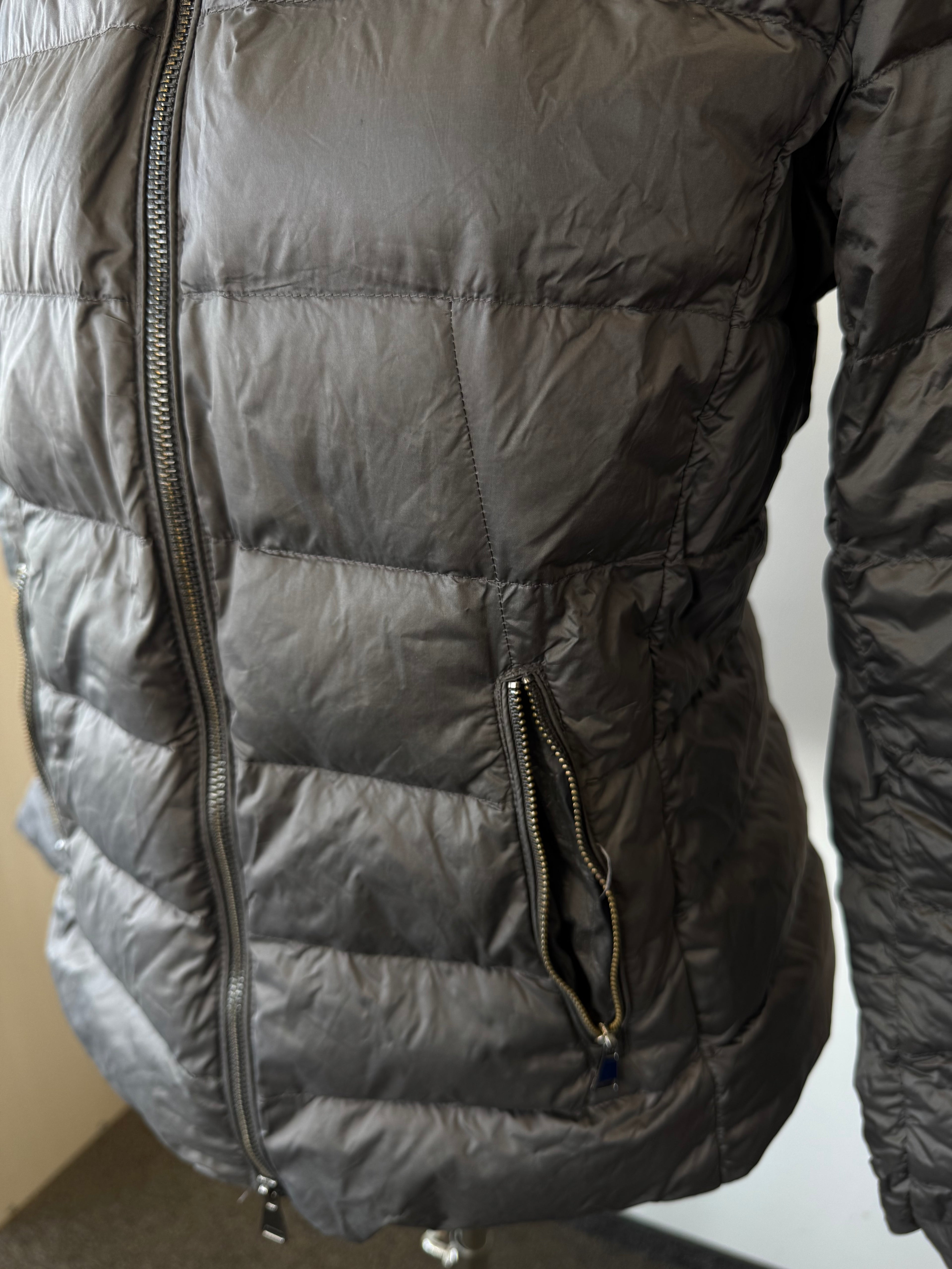 Massimo Dutti Feather-Down Jacket | Size L | Gray | Good Condition