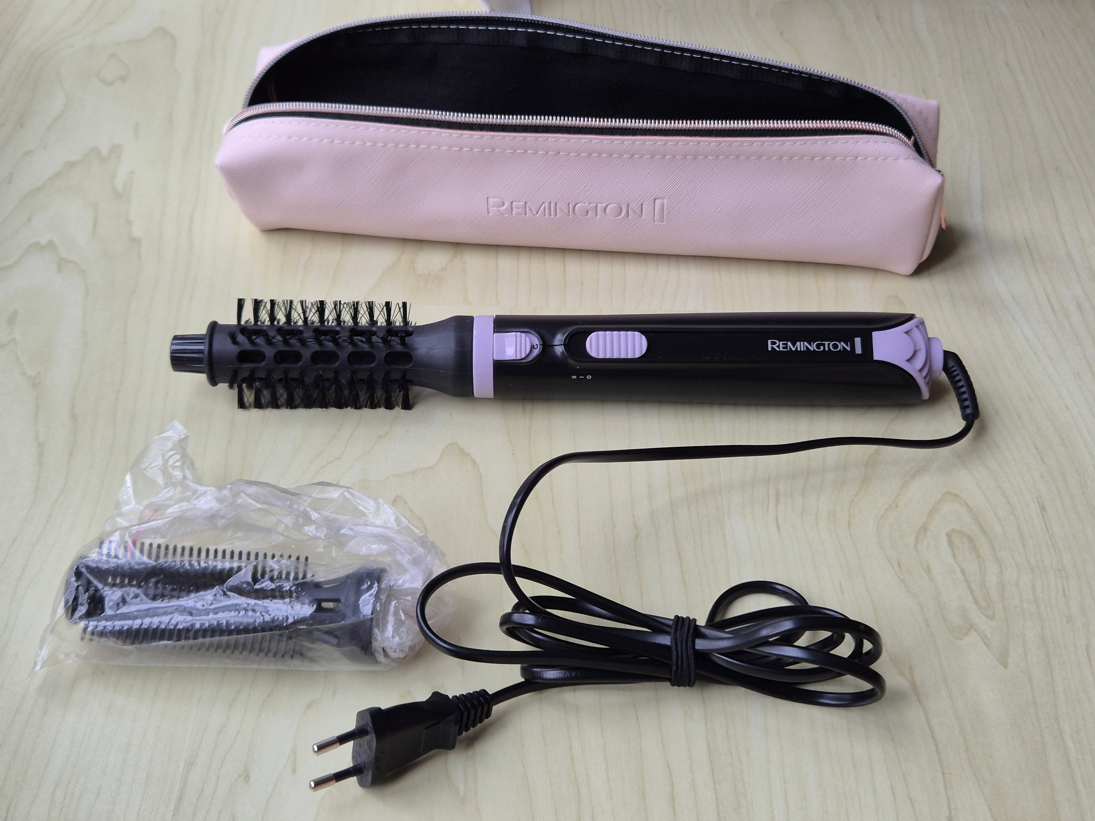 Remington Rotierende Warmluftbürste + 2 Aufsätze & Tasche – sehr guter Zustand