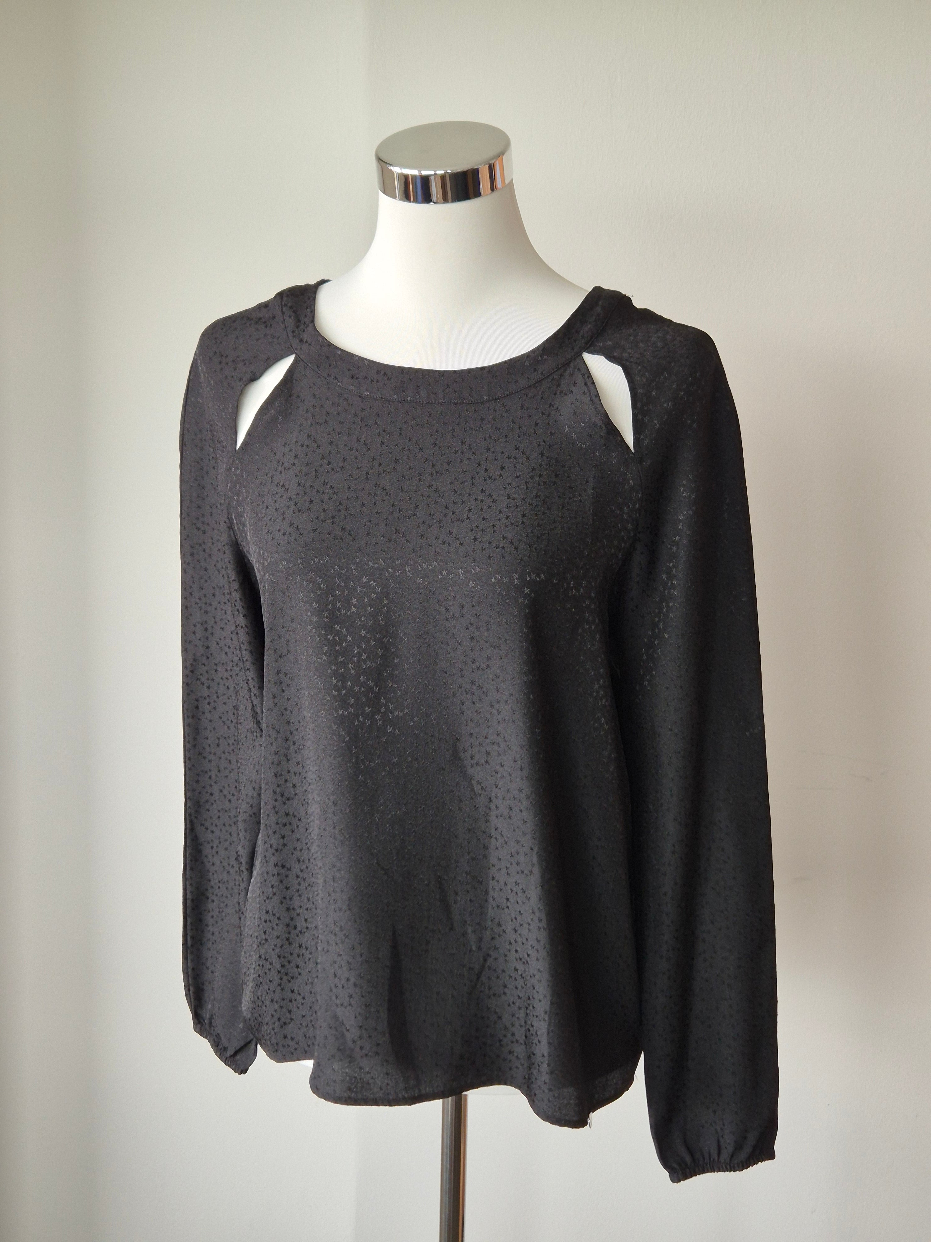 Rich & Royal Blouse 1708-706 – Black, Size 38, Very Good Condition
