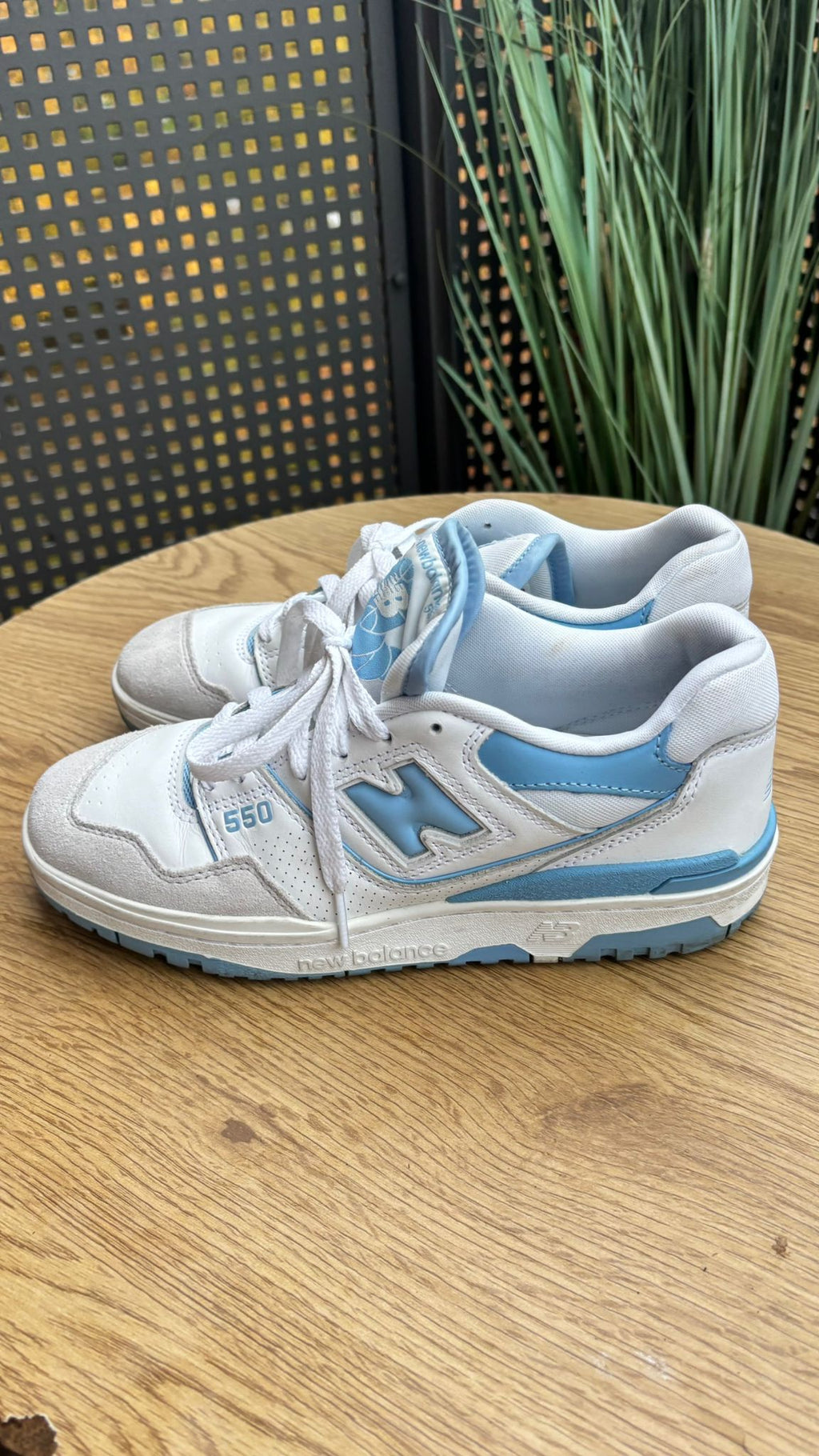 New Balance 550 “University Blue” Sz 40 White/Blue – Good Condition