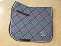 Punk Ponies Dressage Saddle Pad, Holographic, Standard, Very Good Condition