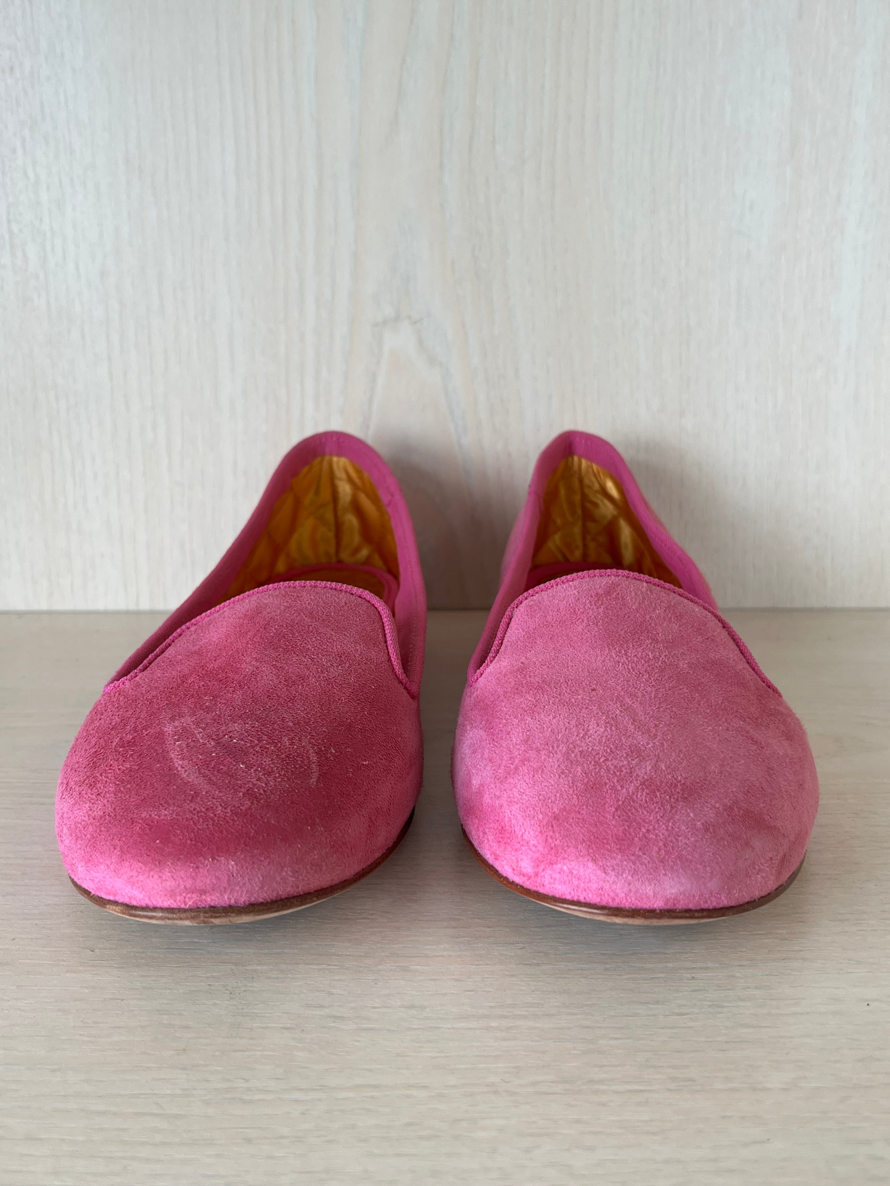 Florens pink suede ballet flats, EU 39, good condition