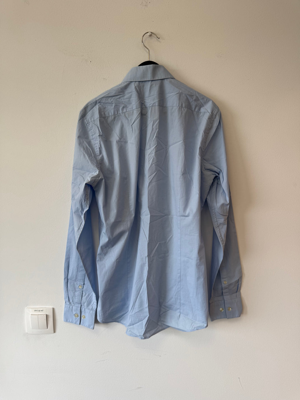 Strellson Extra Slim Fit Hemd, Hellblau, Größe 40/15¾, Guter Zustand