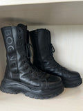 Bogner BANFF 4A shearling leather boots, EU 41, black, good condition