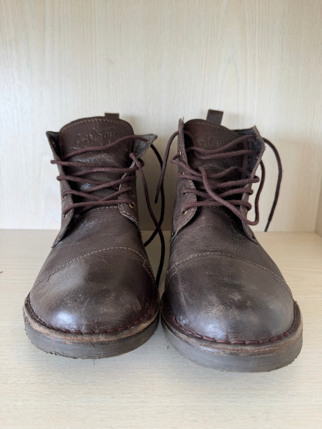 Levi’s Track Boot – Leder, Dunkelbraun, Gr. 42, Guter Zustand