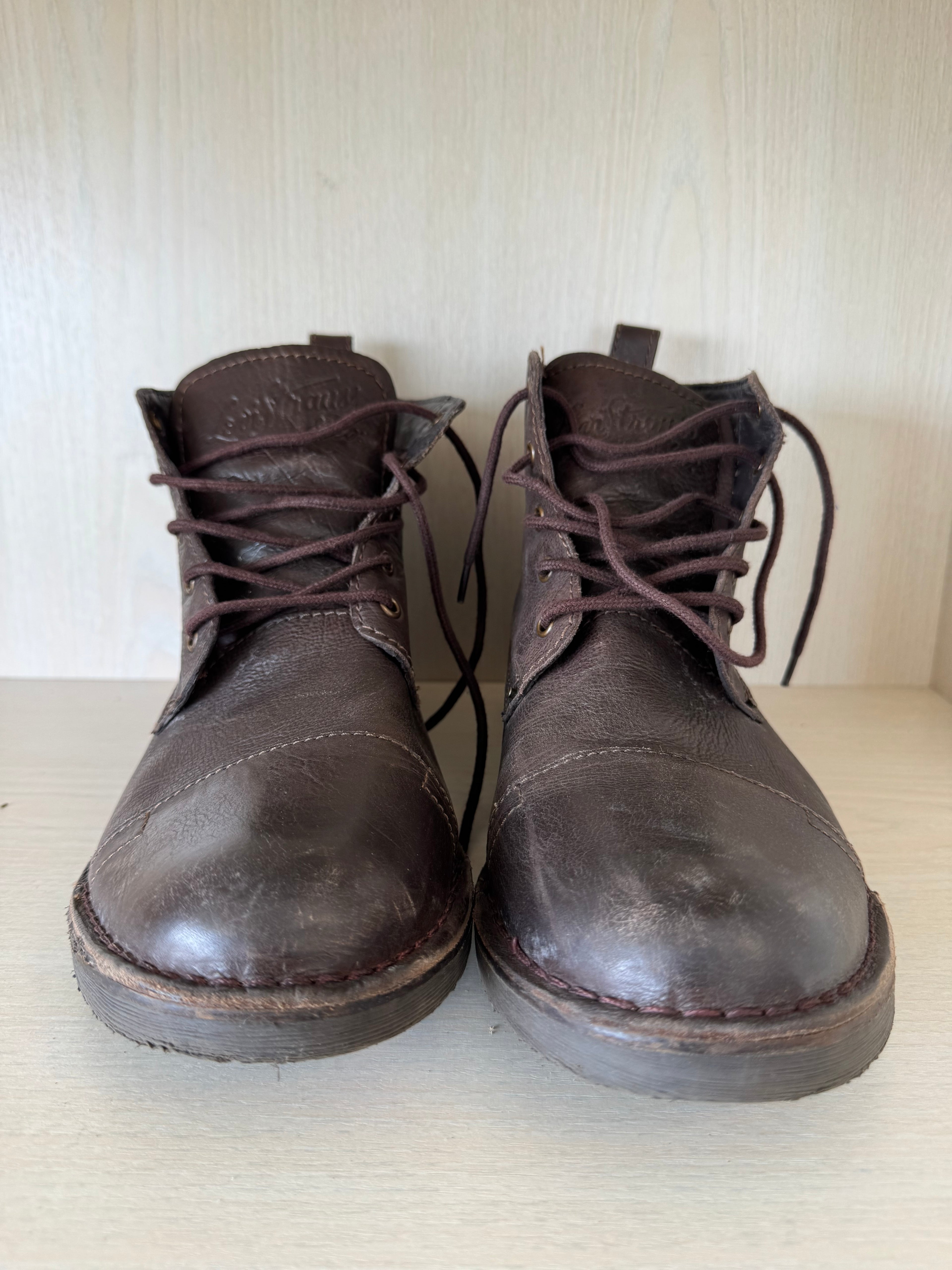 Levi’s Track Boot – Leder, Dunkelbraun, Gr. 42, Guter Zustand