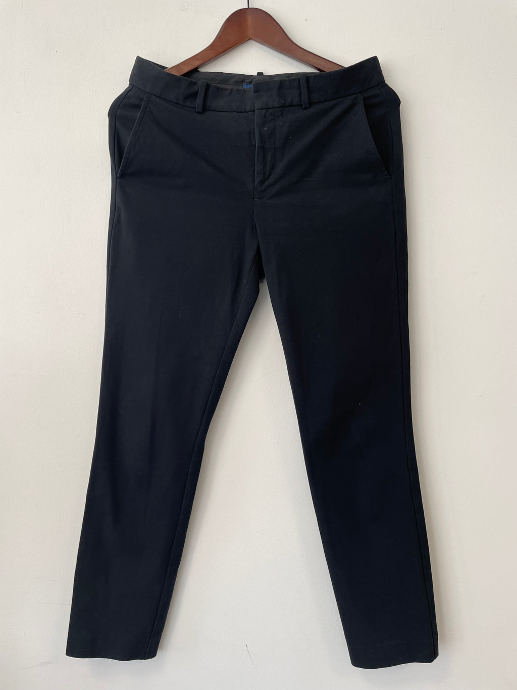 Polo Ralph Lauren Damen Hose Schwarz Gr. 4 Woll-Seide Sehr Gut