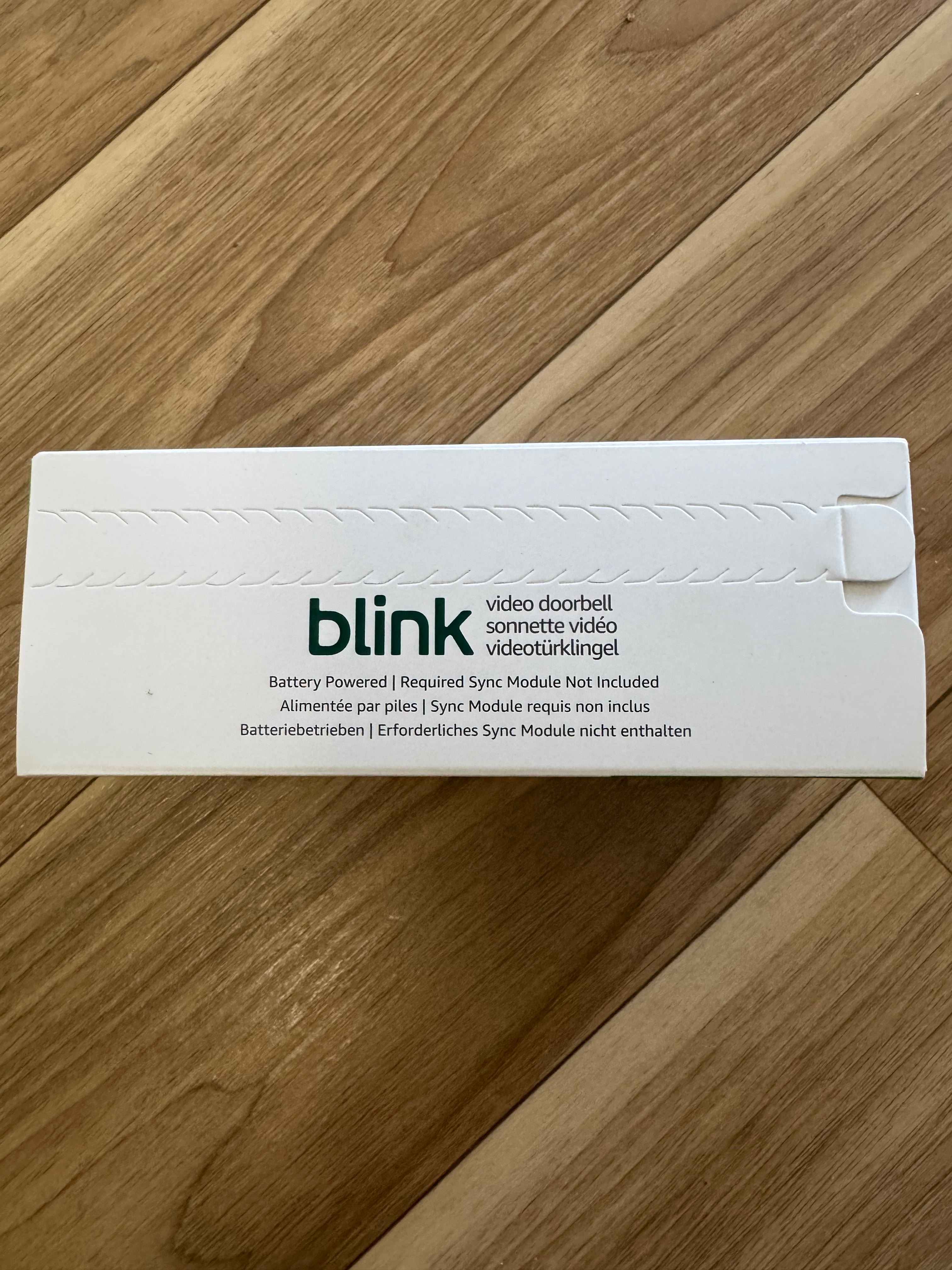 Blink Video Doorbell – Schwarz, Neu & Versiegelt – kompatibel mit Alexa
